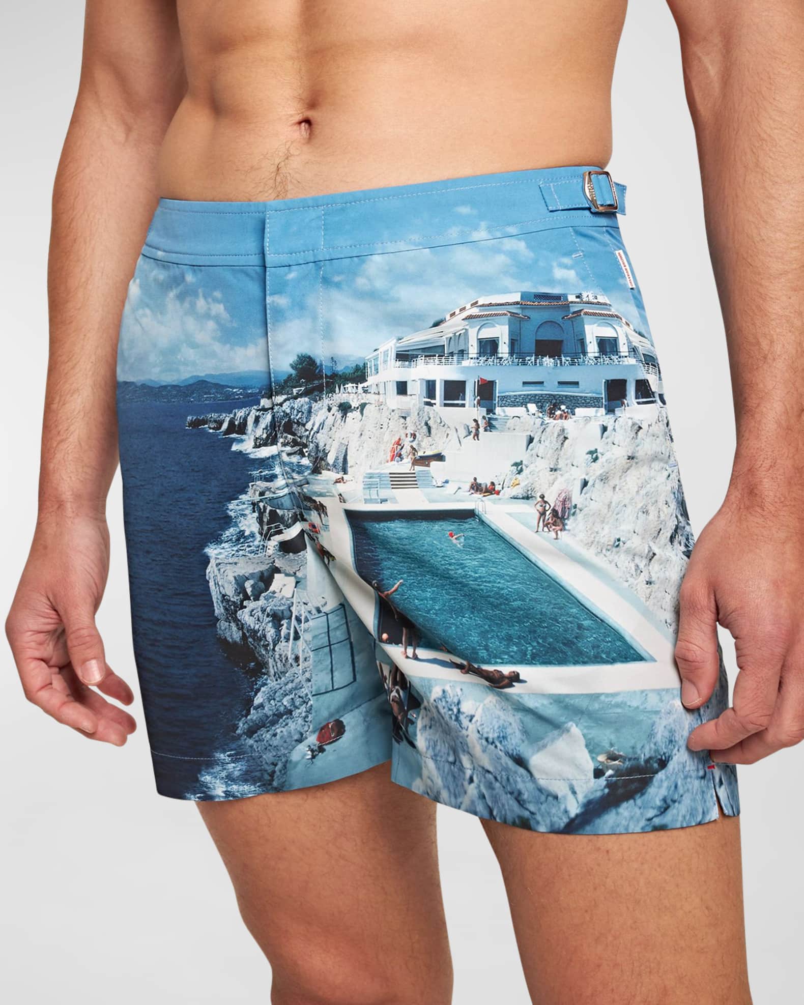 【Orlebar Brown】 Bulldogプリント swimトランク Bulldog - Start Your Engines Mid-Length Swim Shorts