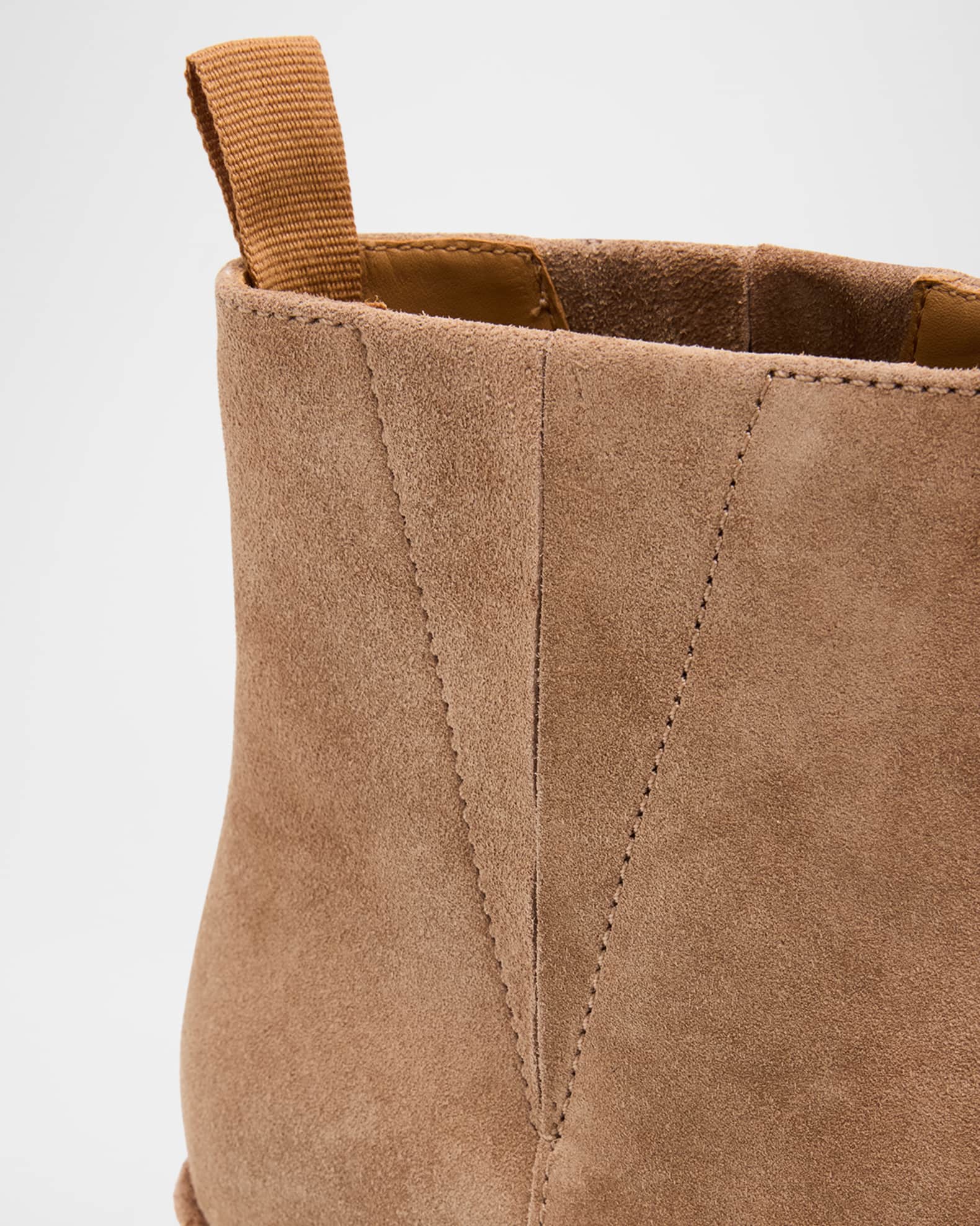 Rag & Bone Dart Suede Pull-On Ankle Booties | Neiman Marcus