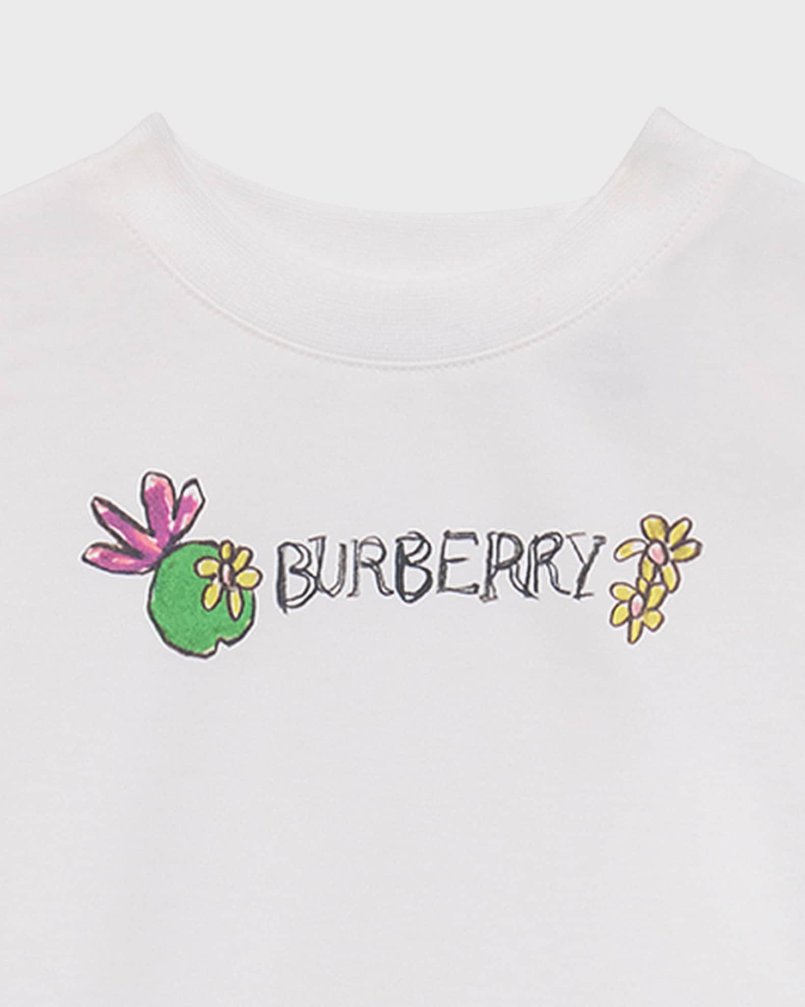 Burberry Girl's Cedar Animated Logo-Print T-Shirt, Size 6M-2