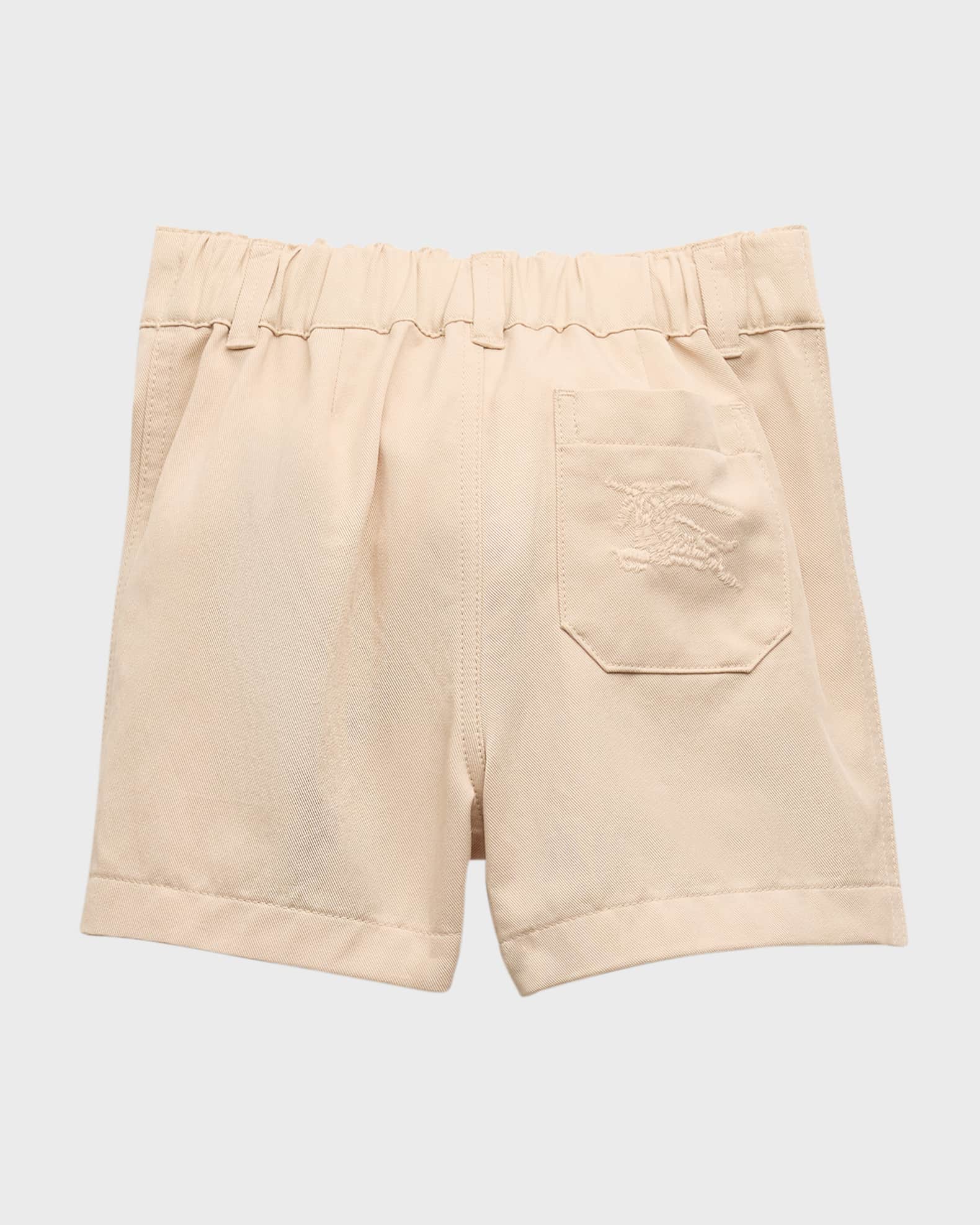 Boy's Embroidered Equestrian Knight Design Shorts, Size 6M-2 1