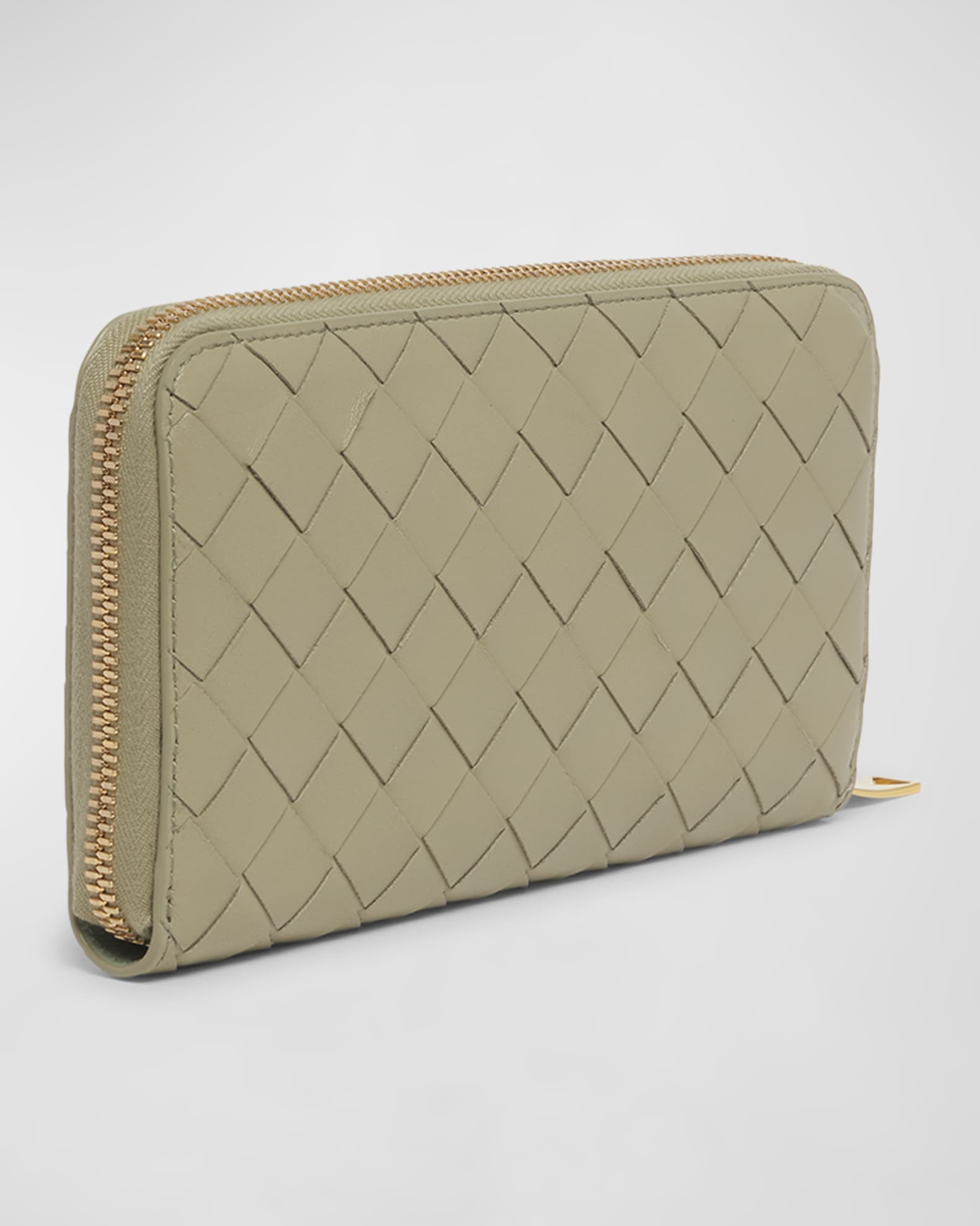 Zip Leather Continental Wallet