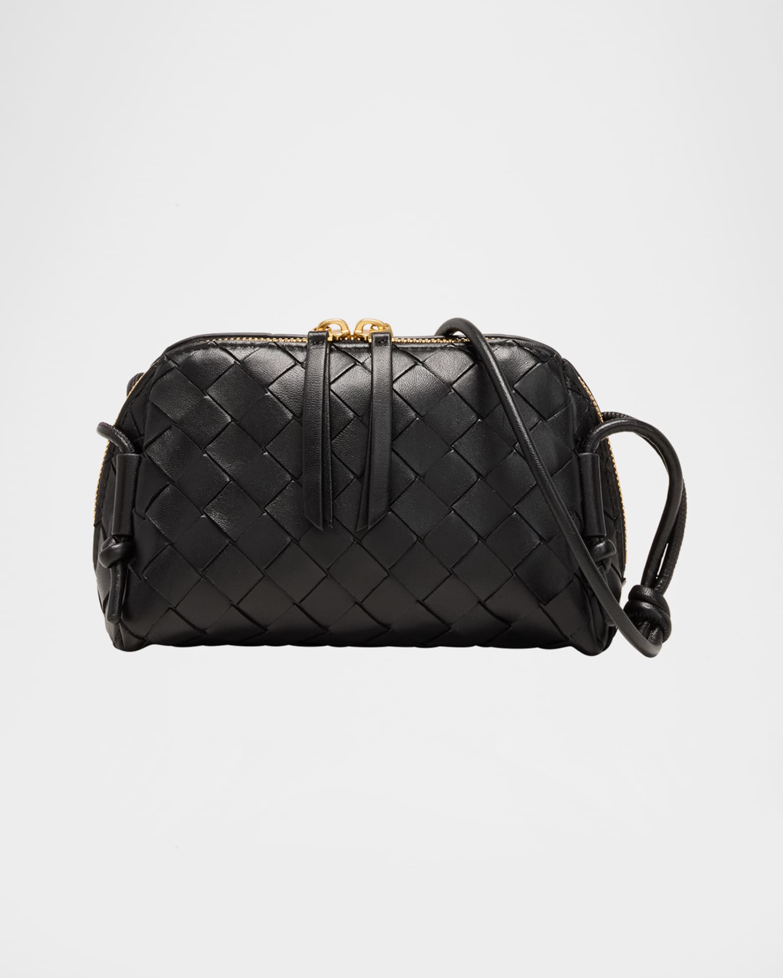 Bottega Veneta Zip Leather Pouch Shoulder Bag | Neiman Marcus