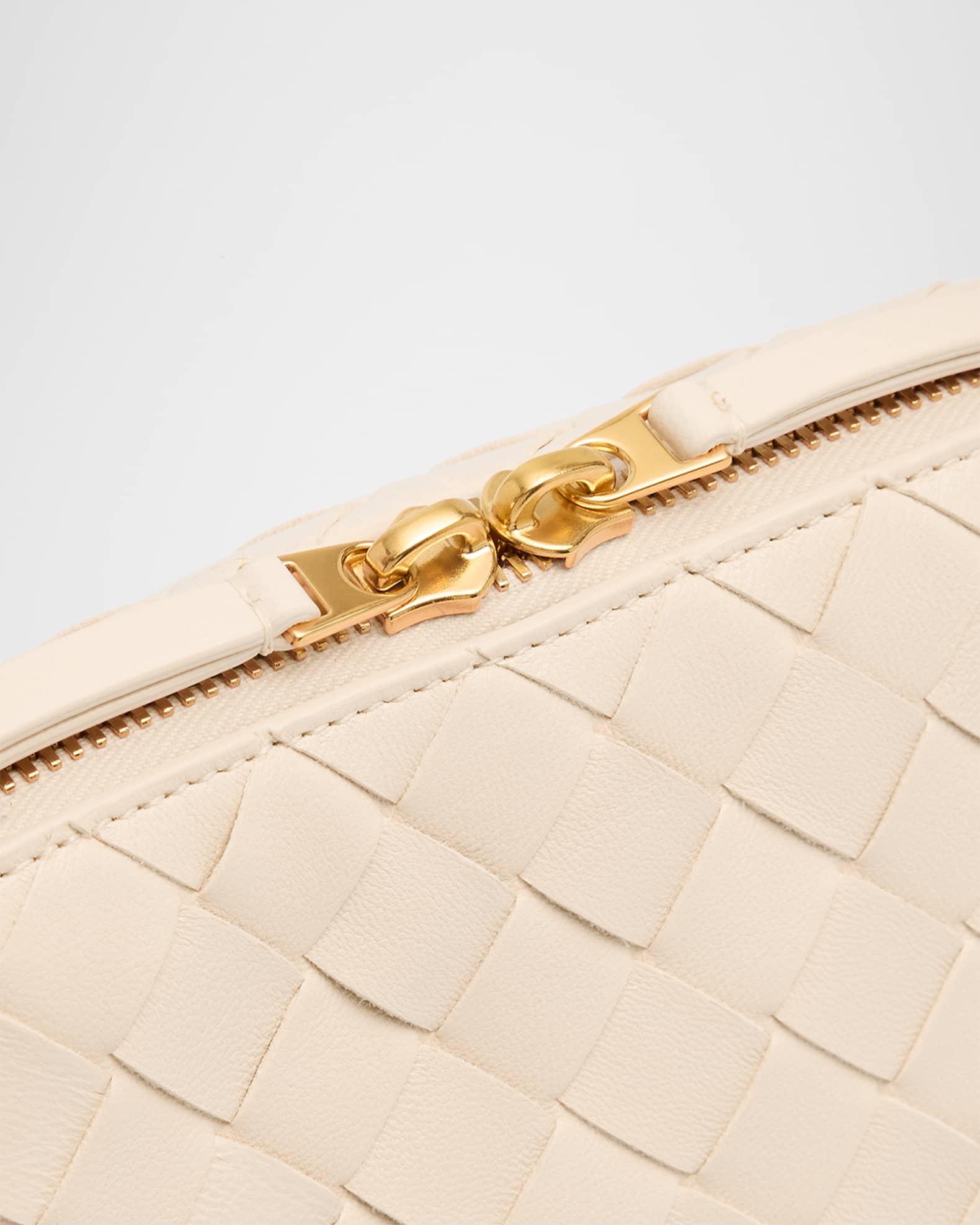 Bottega Veneta Zip Leather Pouch Shoulder Bag | Neiman Marcus