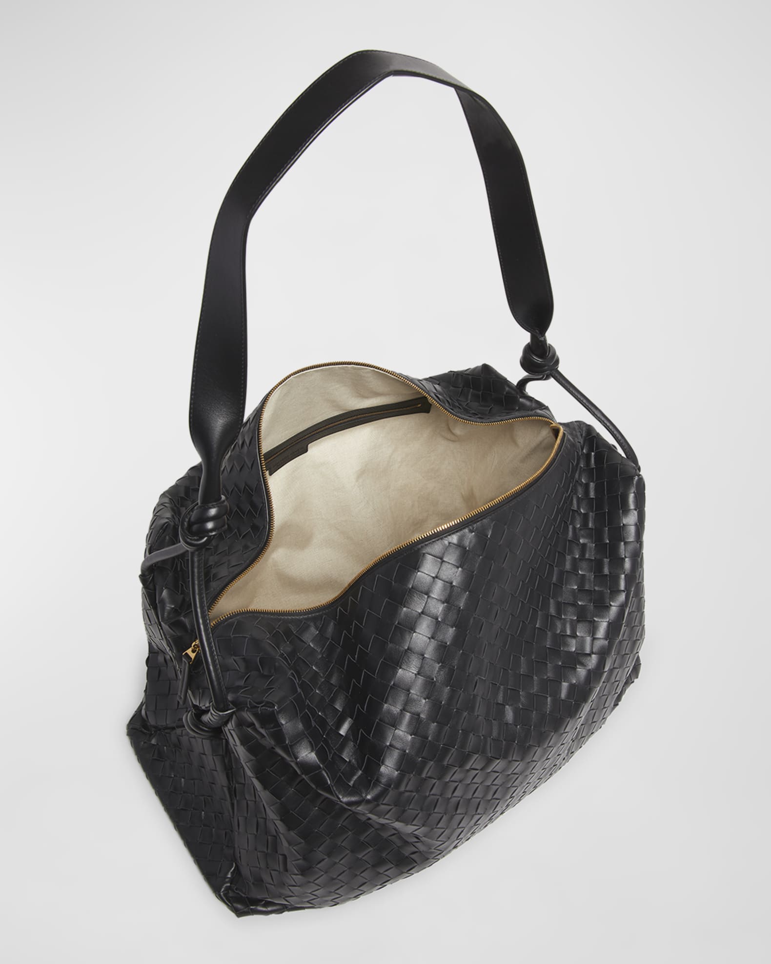 Bottega Veneta Loop Large Leather Weekender Bag Neiman Marcus