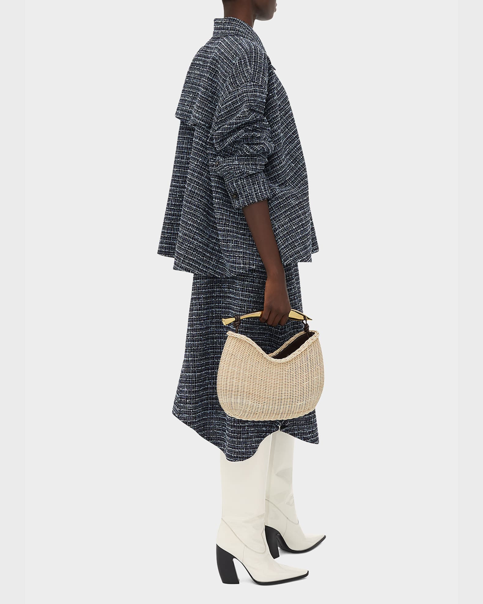Small Sardine Cage Top-Handle Bag 1