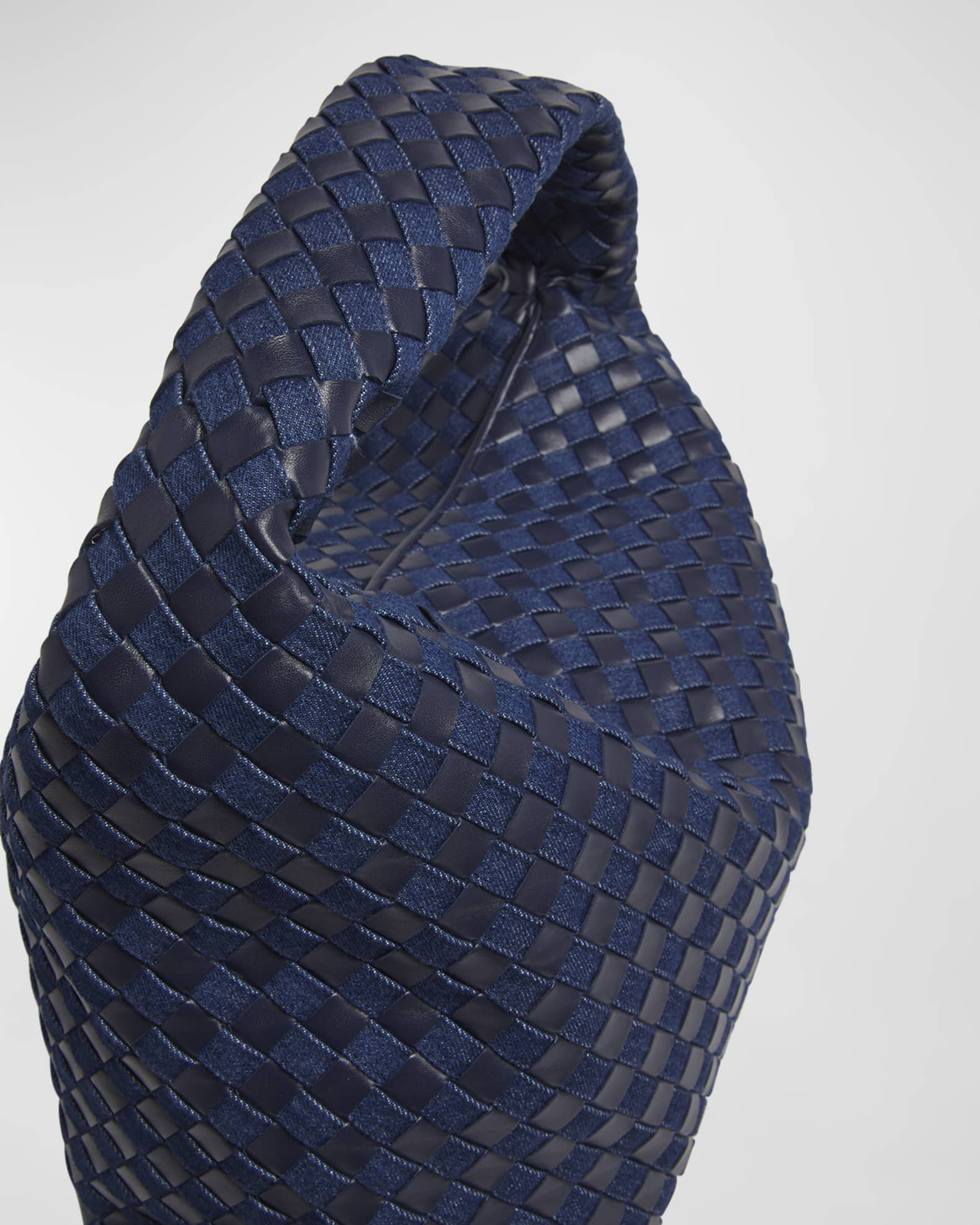 Bottega Veneta Large Hop Denim Hobo Bag | Neiman Marcus