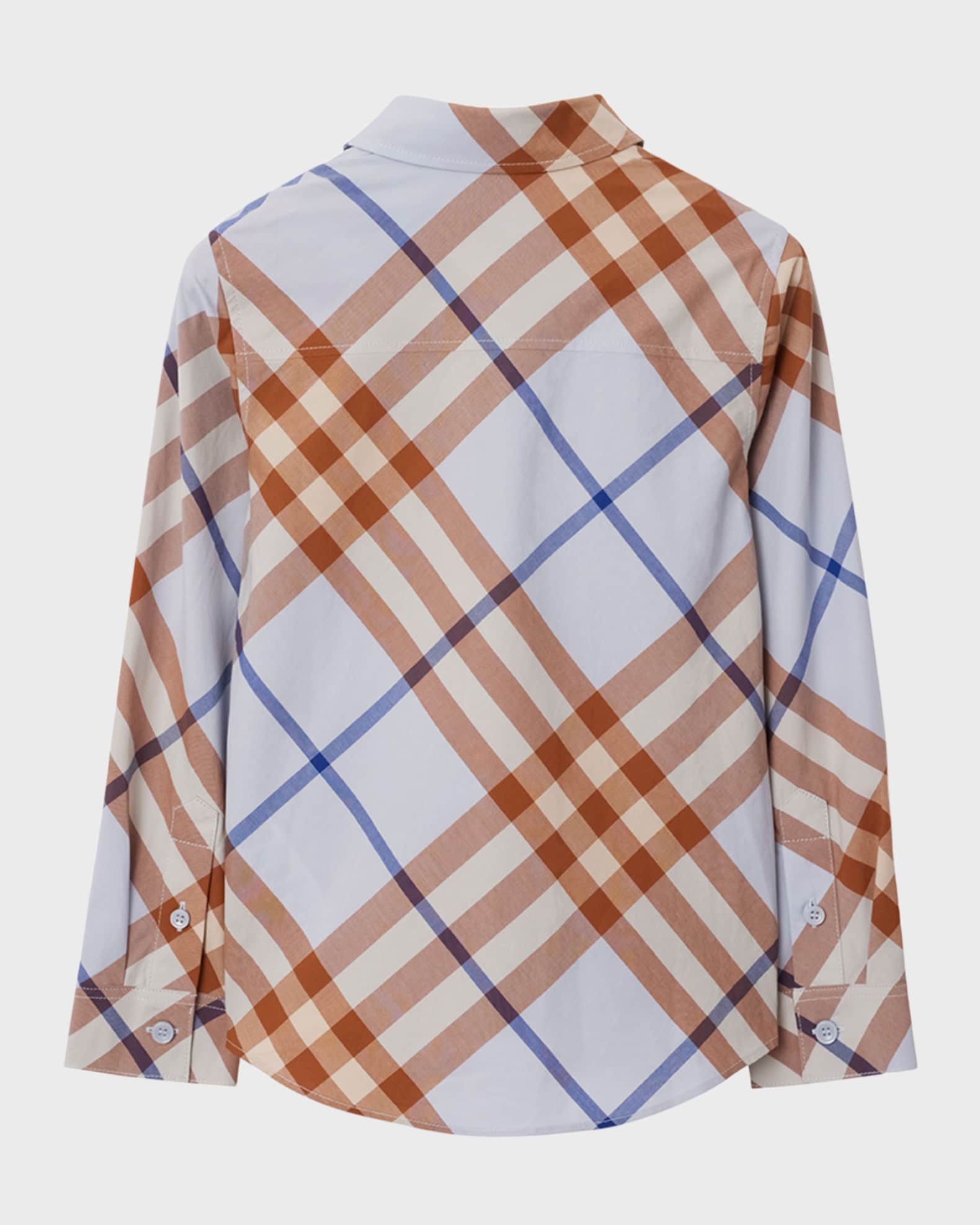 Boy's Owen Check-Print Button Down Shirt, Size 3-14  1