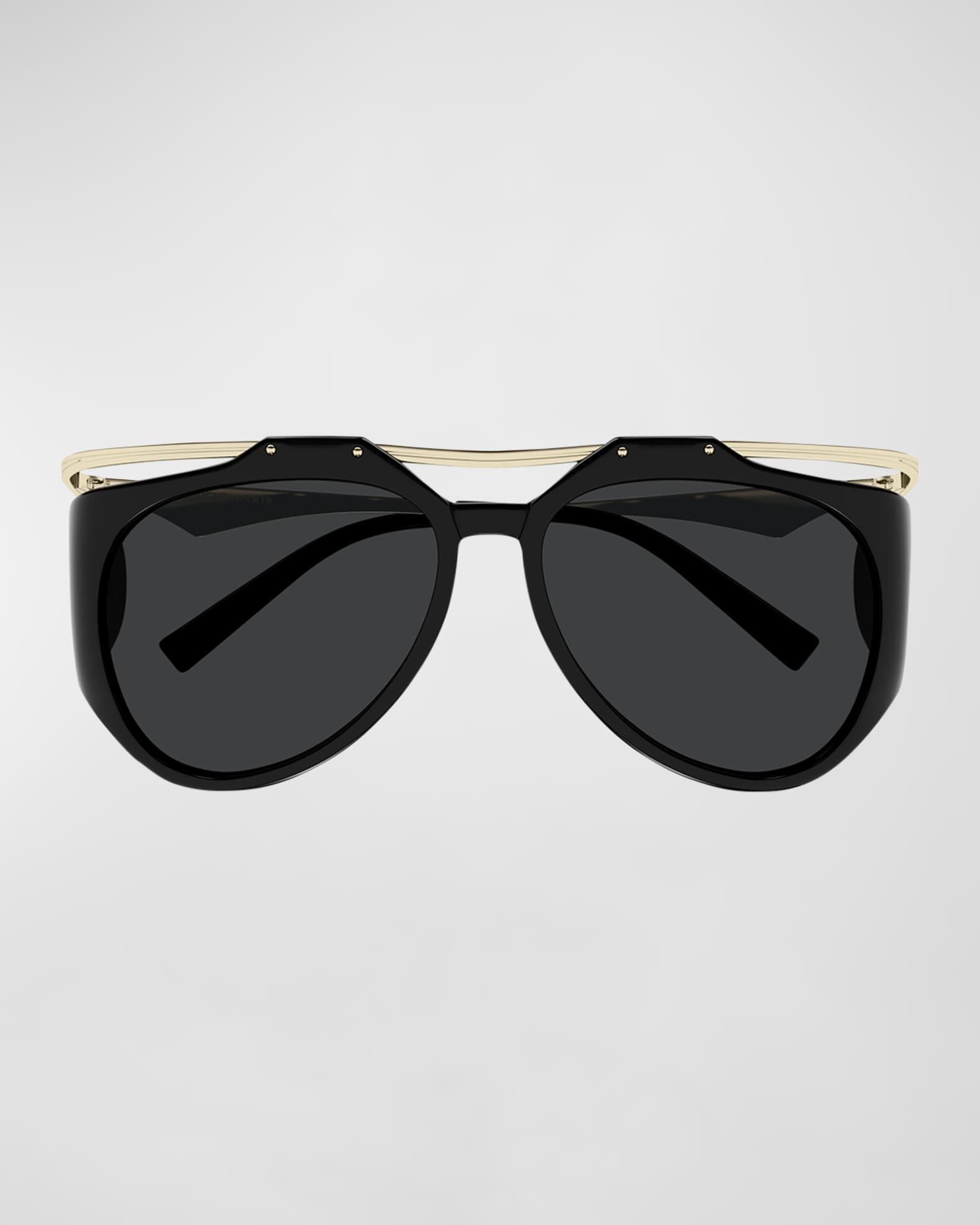 Saint Laurent Amelia Plastic Metal Aviator Sunglasses Neiman