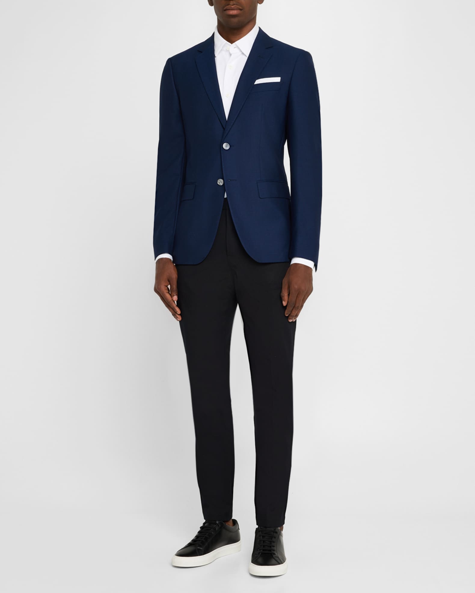 Men's Hutson Wool Single-Breasted Blazer 1