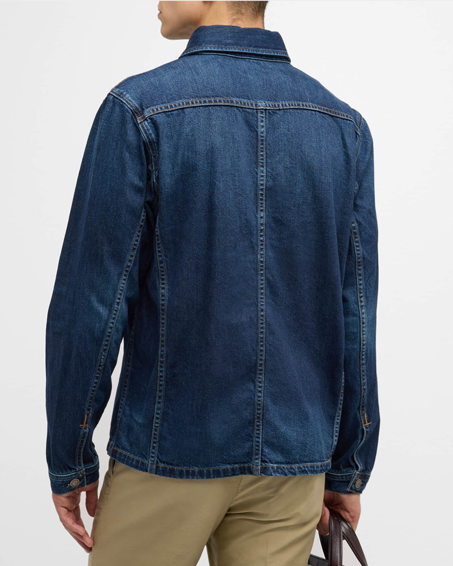 TOM FORD Men's Denim Shirt Jacket | Neiman Marcus