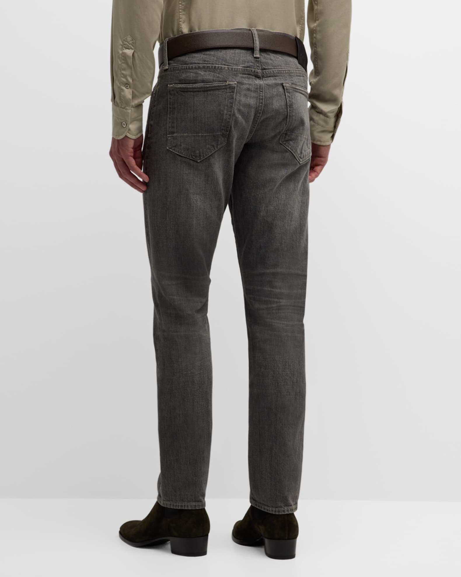 TOM FORD Men's Selvedge Slim-Fit Jeans | Neiman Marcus