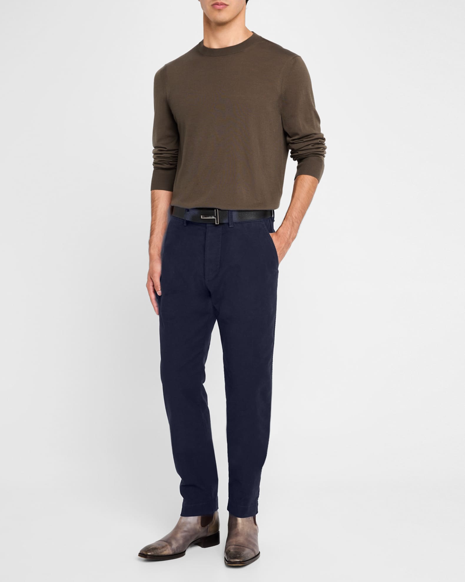 【送料&関税込】Tom Ford moleskin Pants TOM FORD Men's Moleskin 5-Pocket Chino Pants | Neiman Marcus
