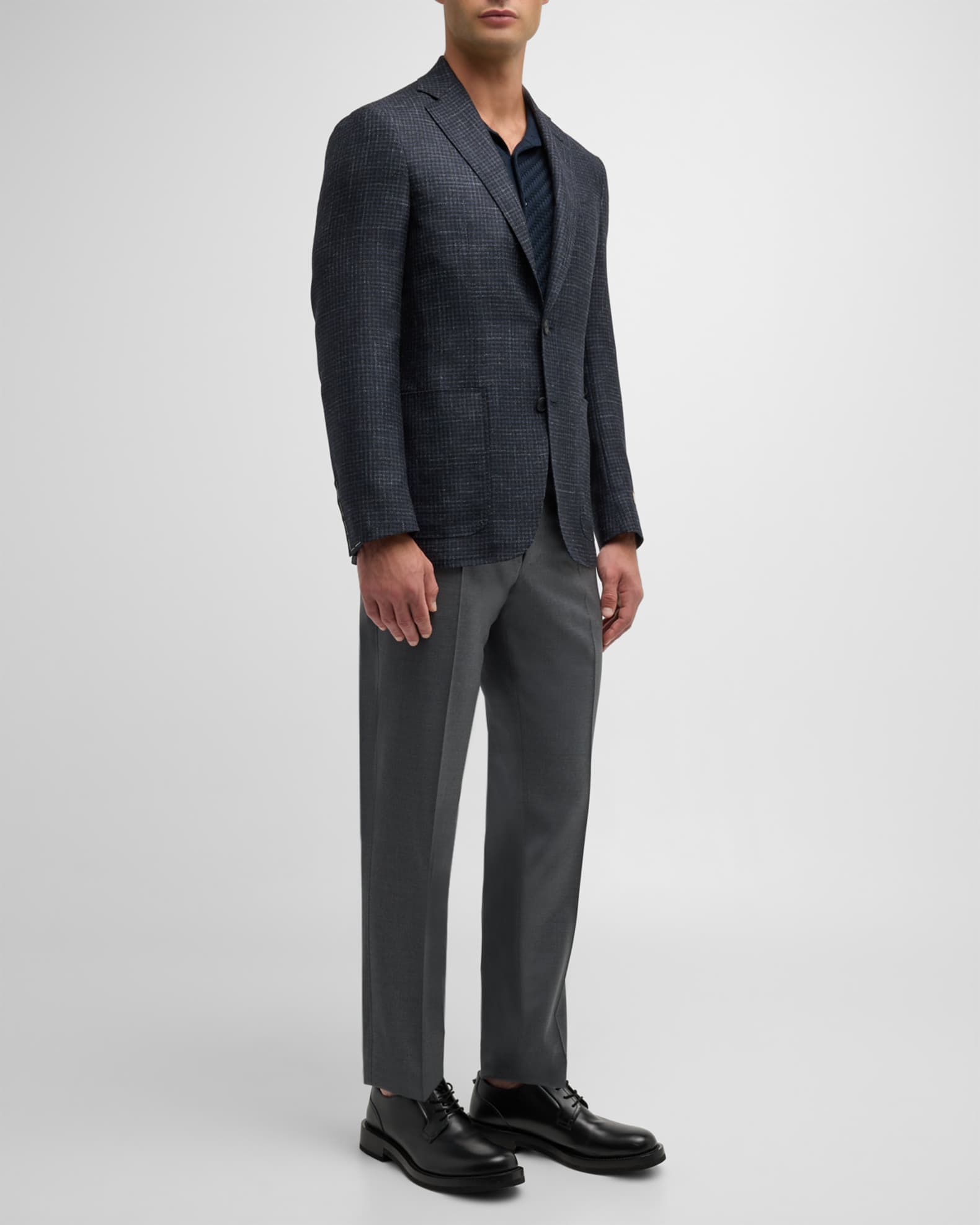 Men's Small Check Sport Coat  1