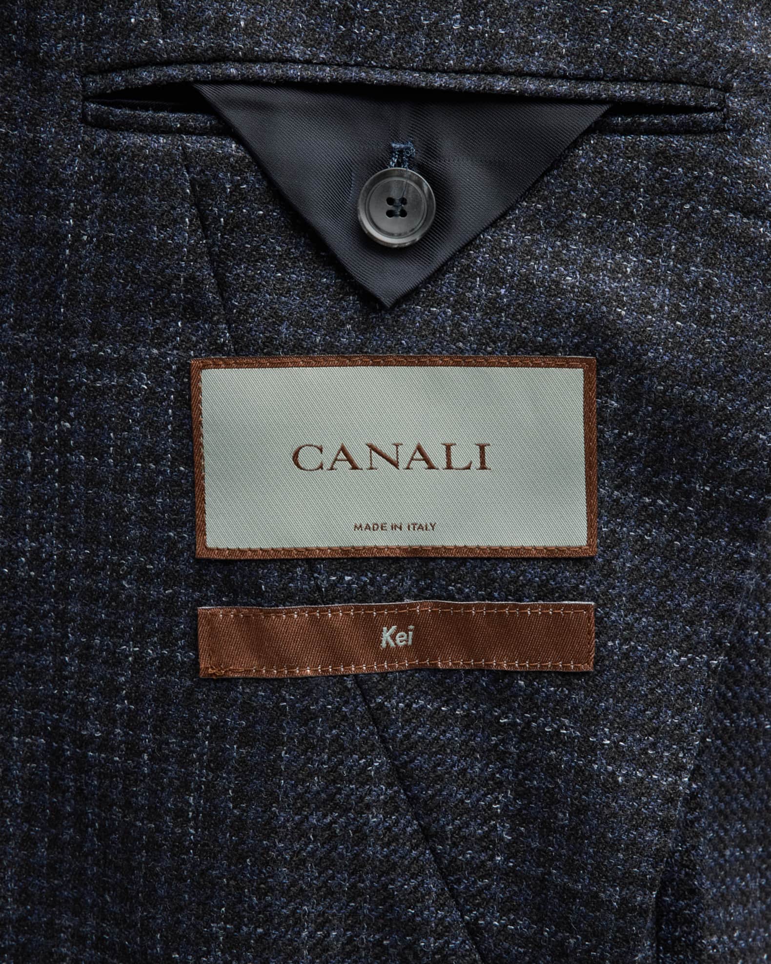 Canali Men's Small Check Sport Coat Neiman Marcus - Main Image
