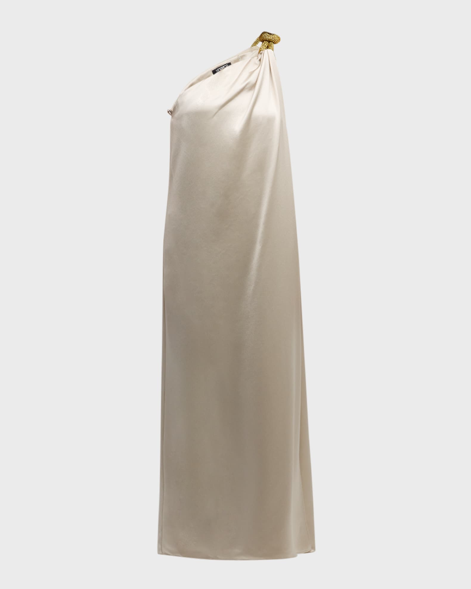 Ungaro Shae One-Shoulder Satin Maxi Dress