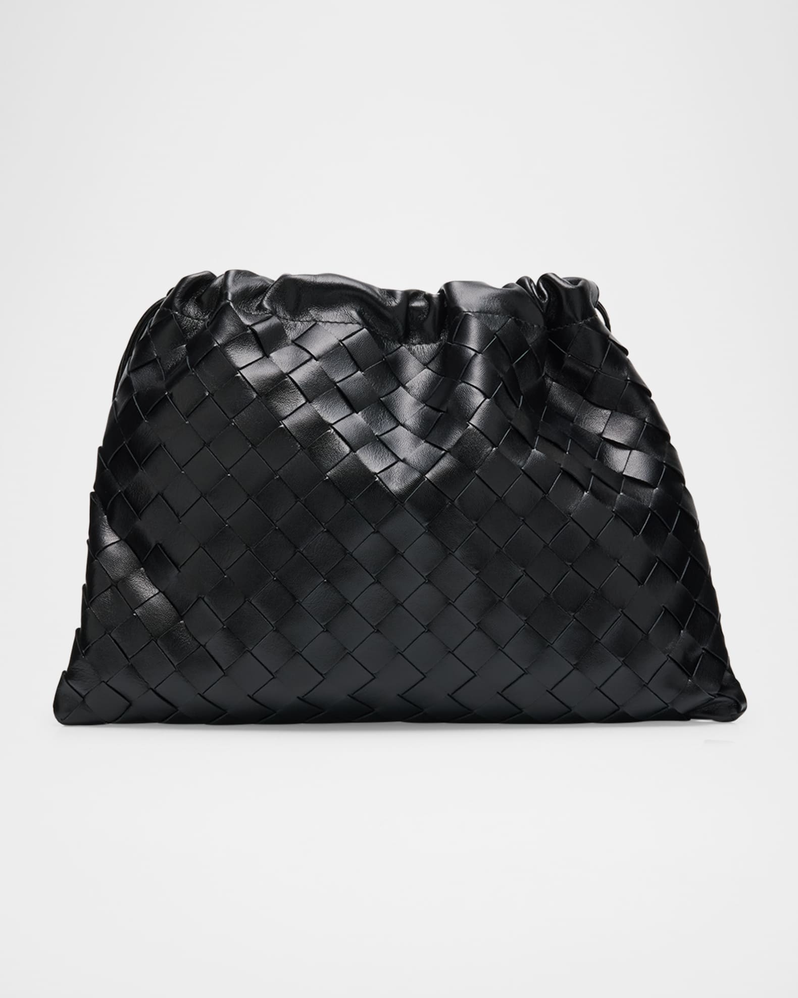 BOTTEGA VENETA Intrecciato Leather Pouch Bag