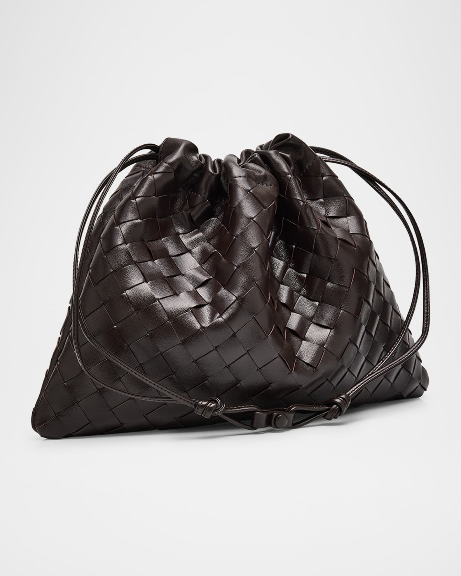 Bottega Veneta Medium Leather Pouch Bag | Neiman Marcus