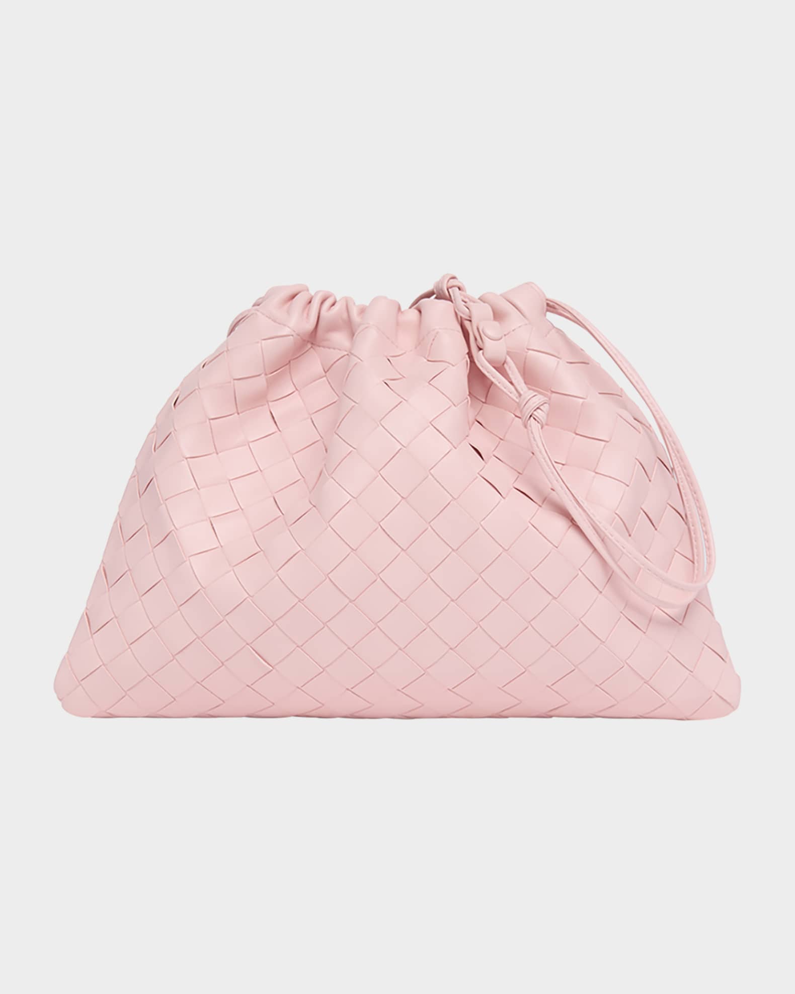 Medium Leather Pouch Bag 0