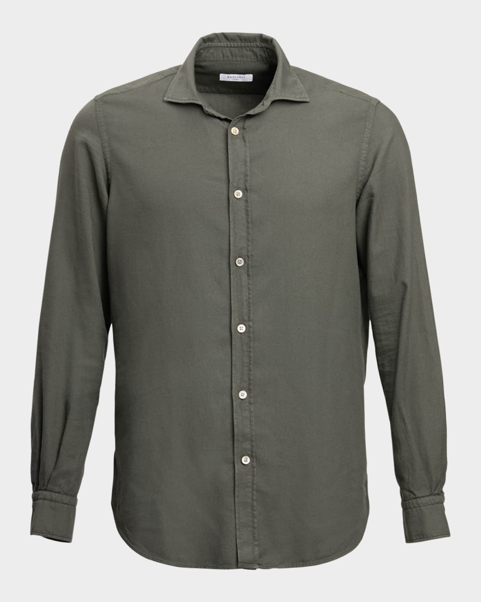 Men's Garment-Dyed Sport Shirt 0