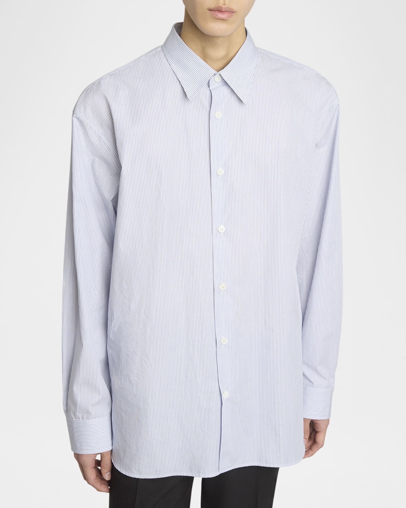 【size50】dries van noten stripe shirt Dries Van Noten Brown Stripe Shirt size 50 | eBay