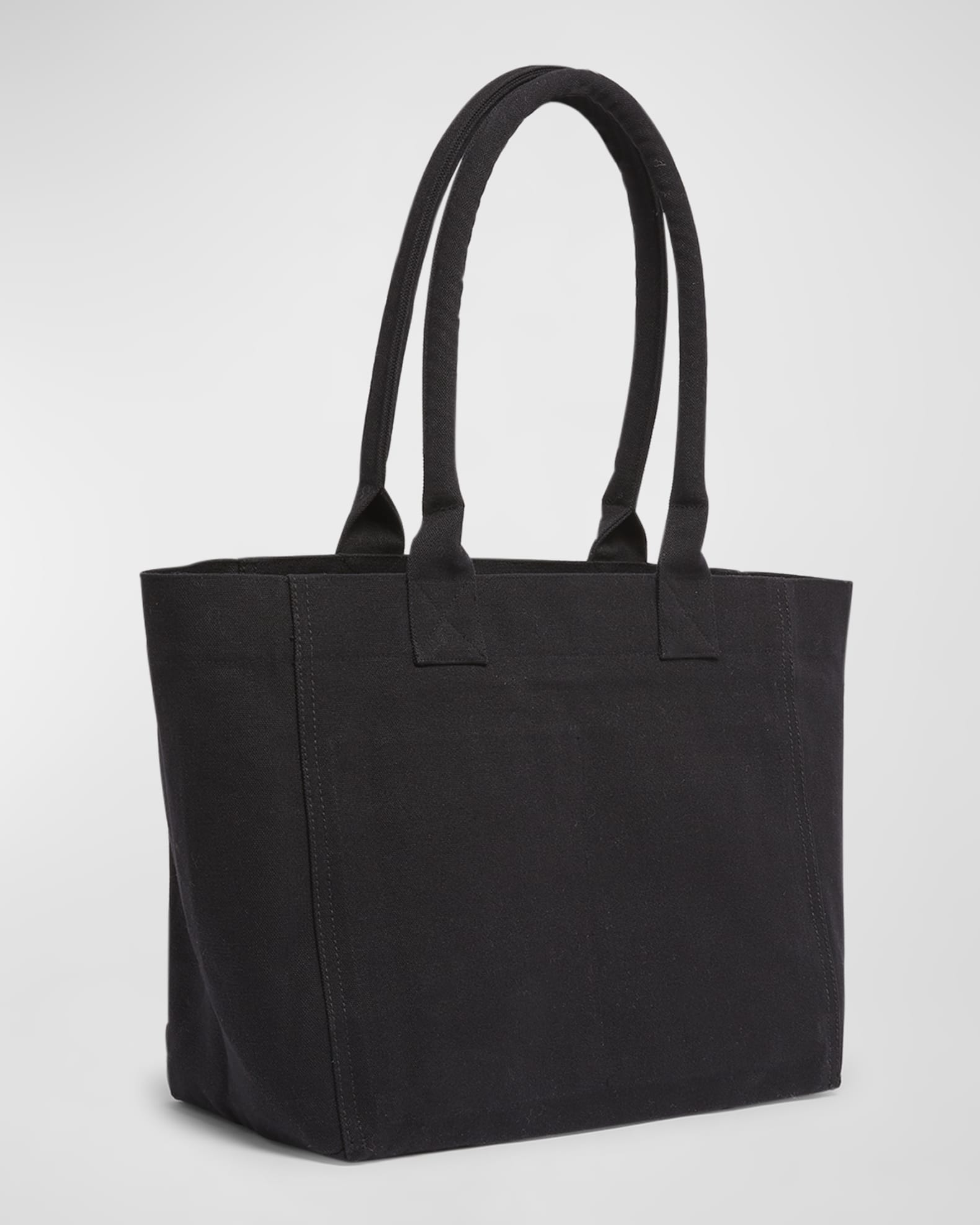 Isabel Marant Yenky Zip Canvas Cotton Tote Bag | Neiman Marcus