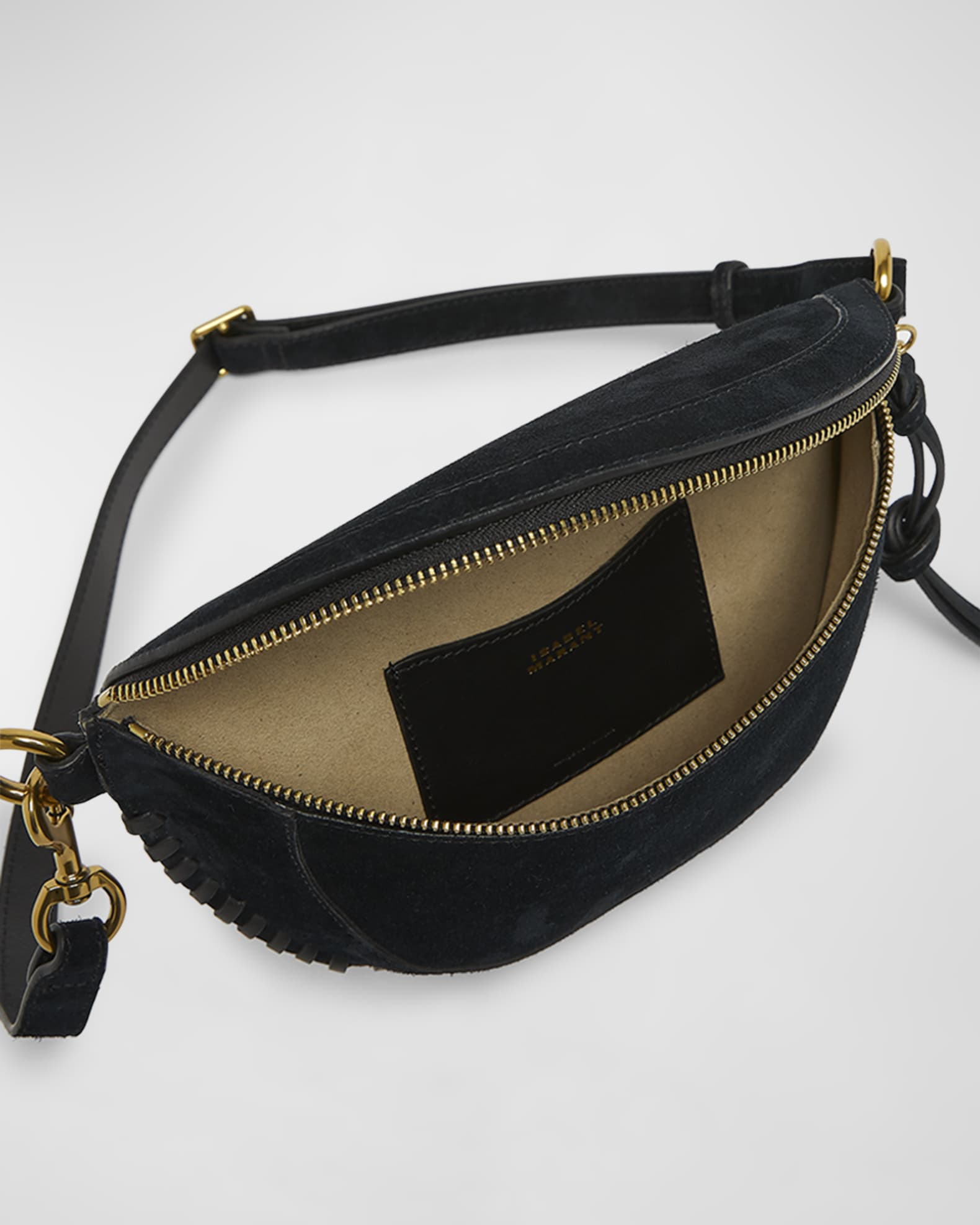 Skano Braided Suede Belt Bag Neiman Marcus