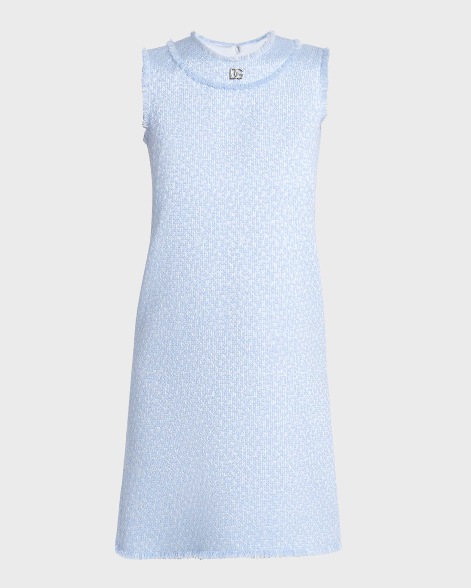 Rachel Tweed Sleeveless A-Line Dress 0