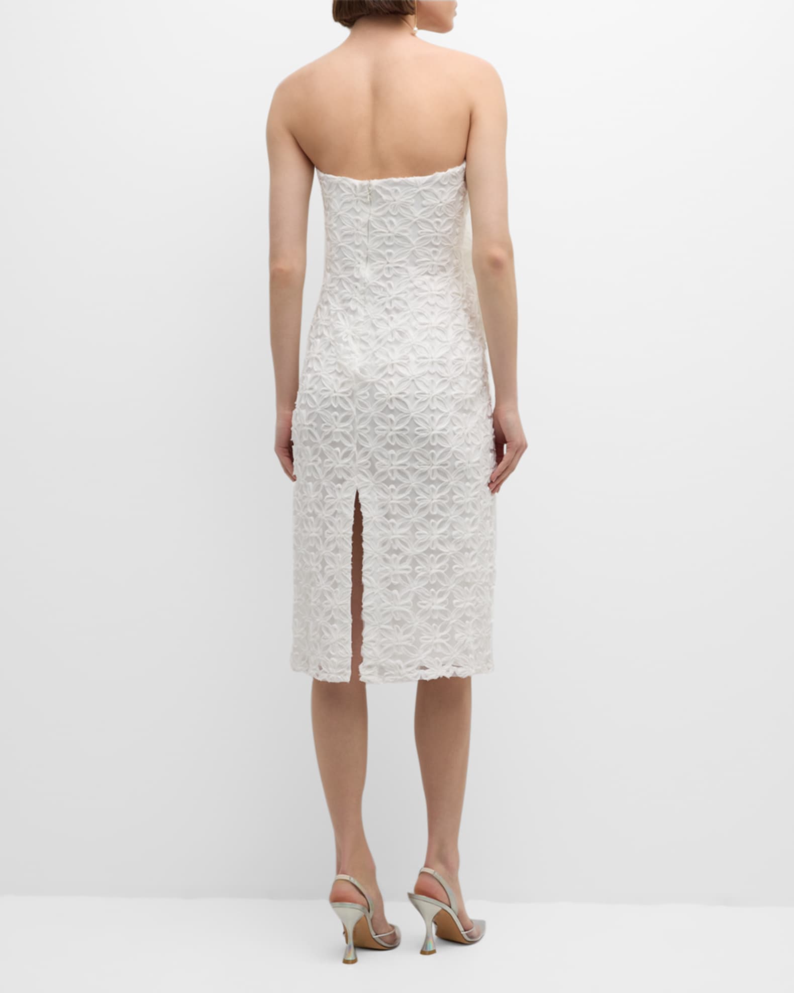 Jenielle Strapless Bow Midi Dress main image 0