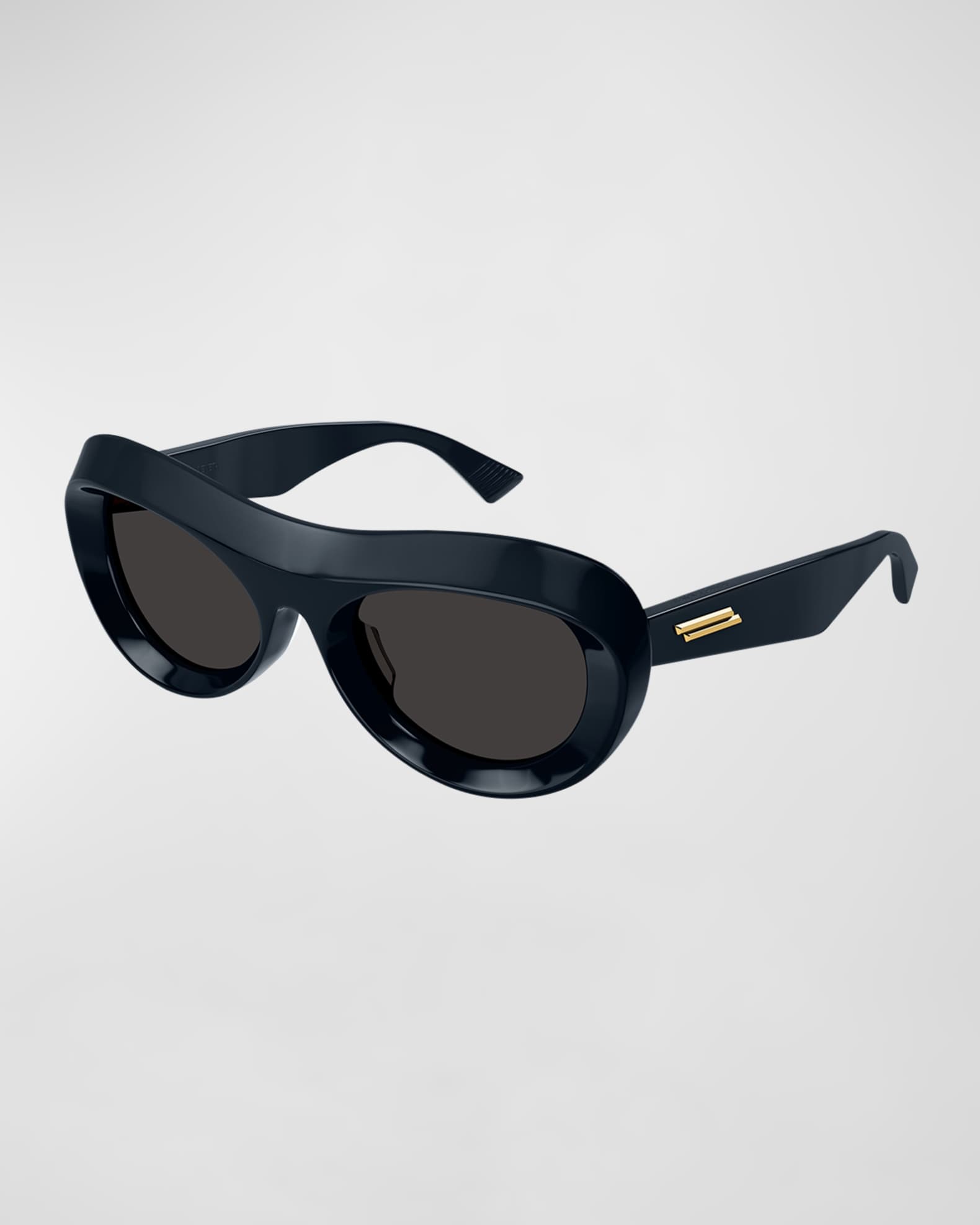 Men's Round Acetate Sunglasses 0