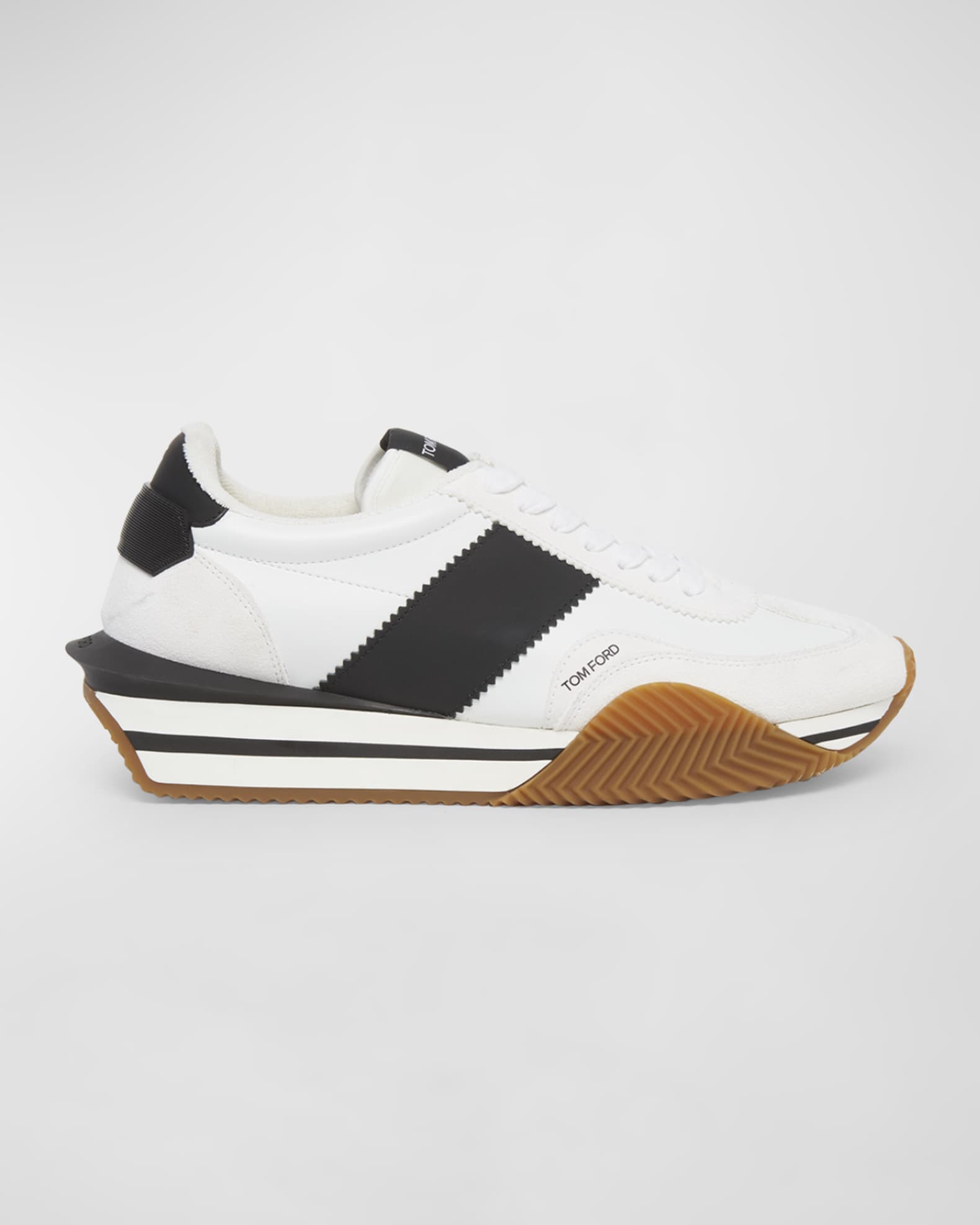 Men's James Nylon and Suede Sneakers 0