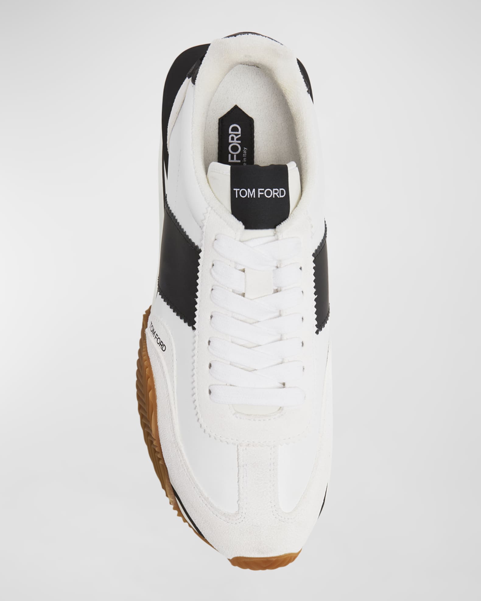 TOM FORD Men's James Nylon and Suede Sneakers | Neiman Marcus