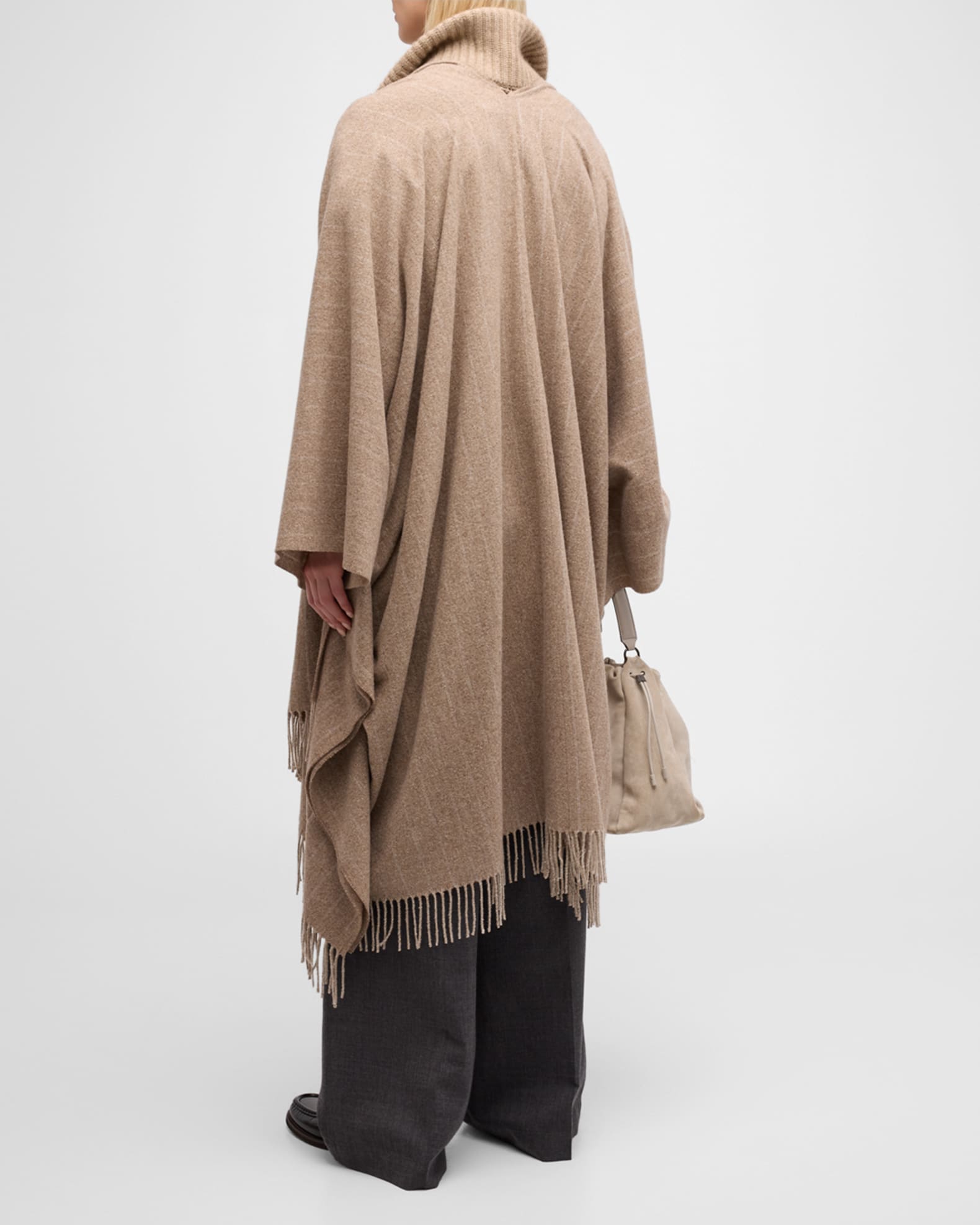 Brunello Cucinelli Cashmere Zip-Up Cardigan with Monili
