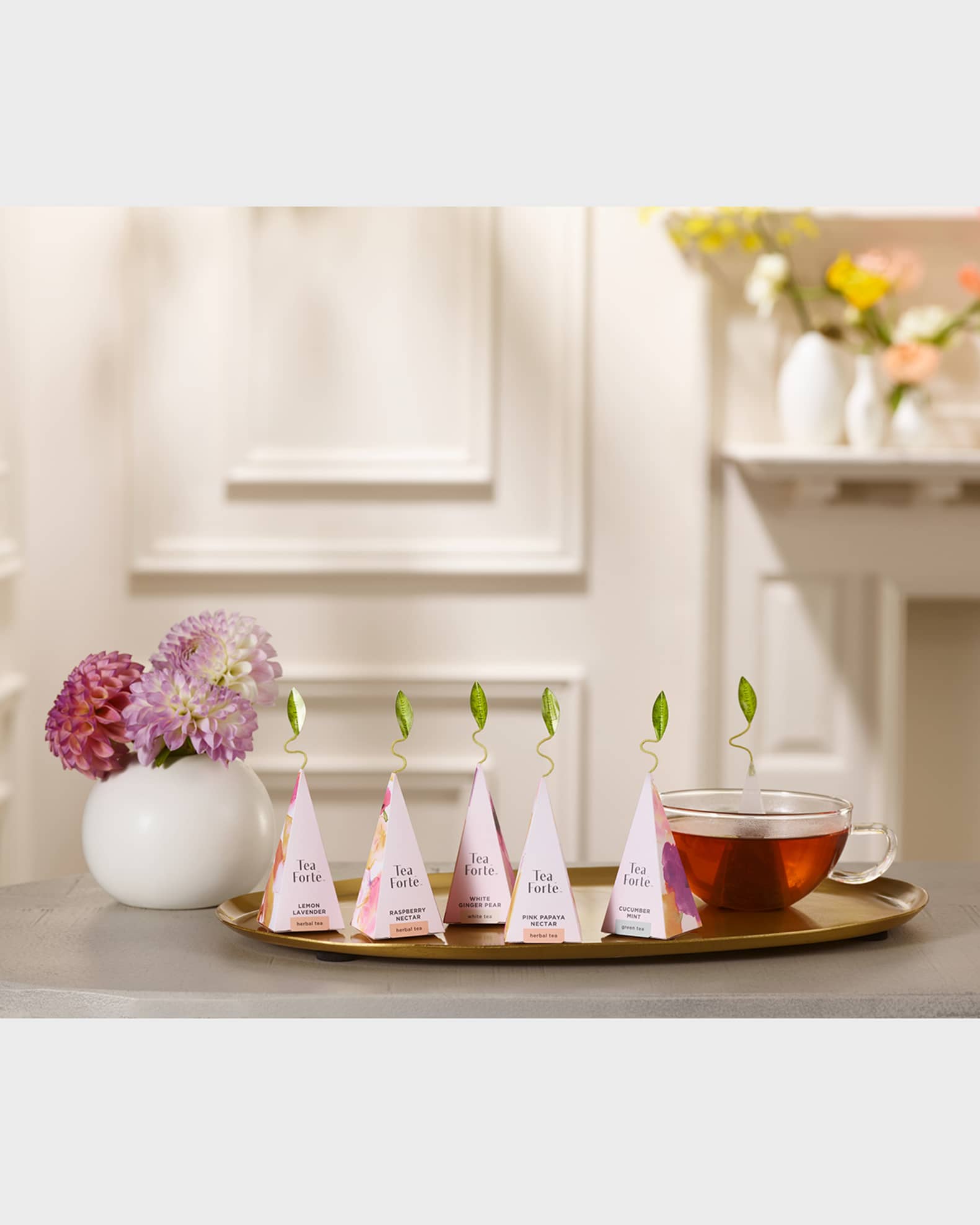 Tea Forte Waring Joy Tea Advent Calendar, Holiday Tea Gift Set Of 24