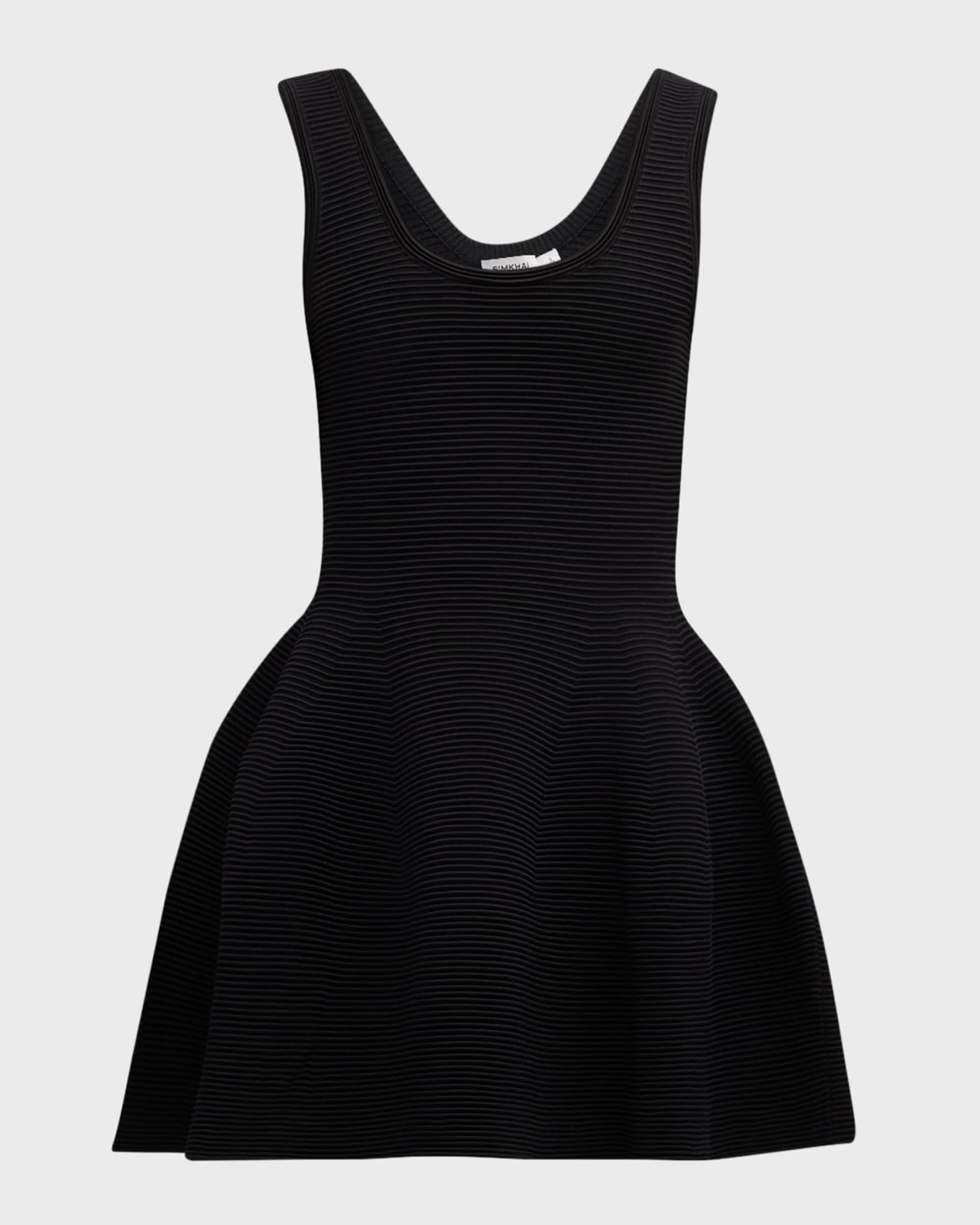 Larina Scoop-Neck Sleeveless Fit & Flare Mini Dress 0