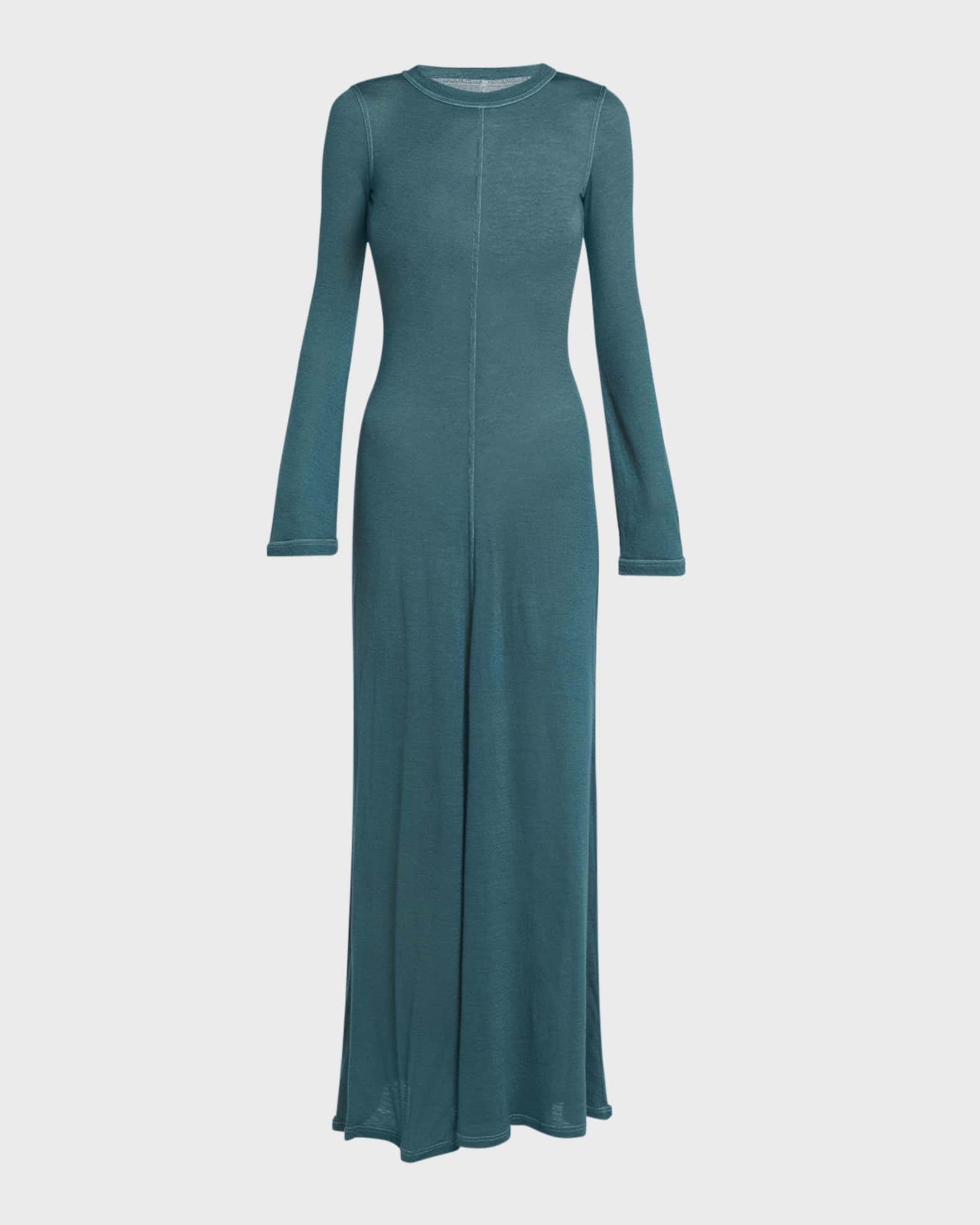 Giorgio Armani Cashmere Maxi Dress with Seamed Detail Neiman Marcus