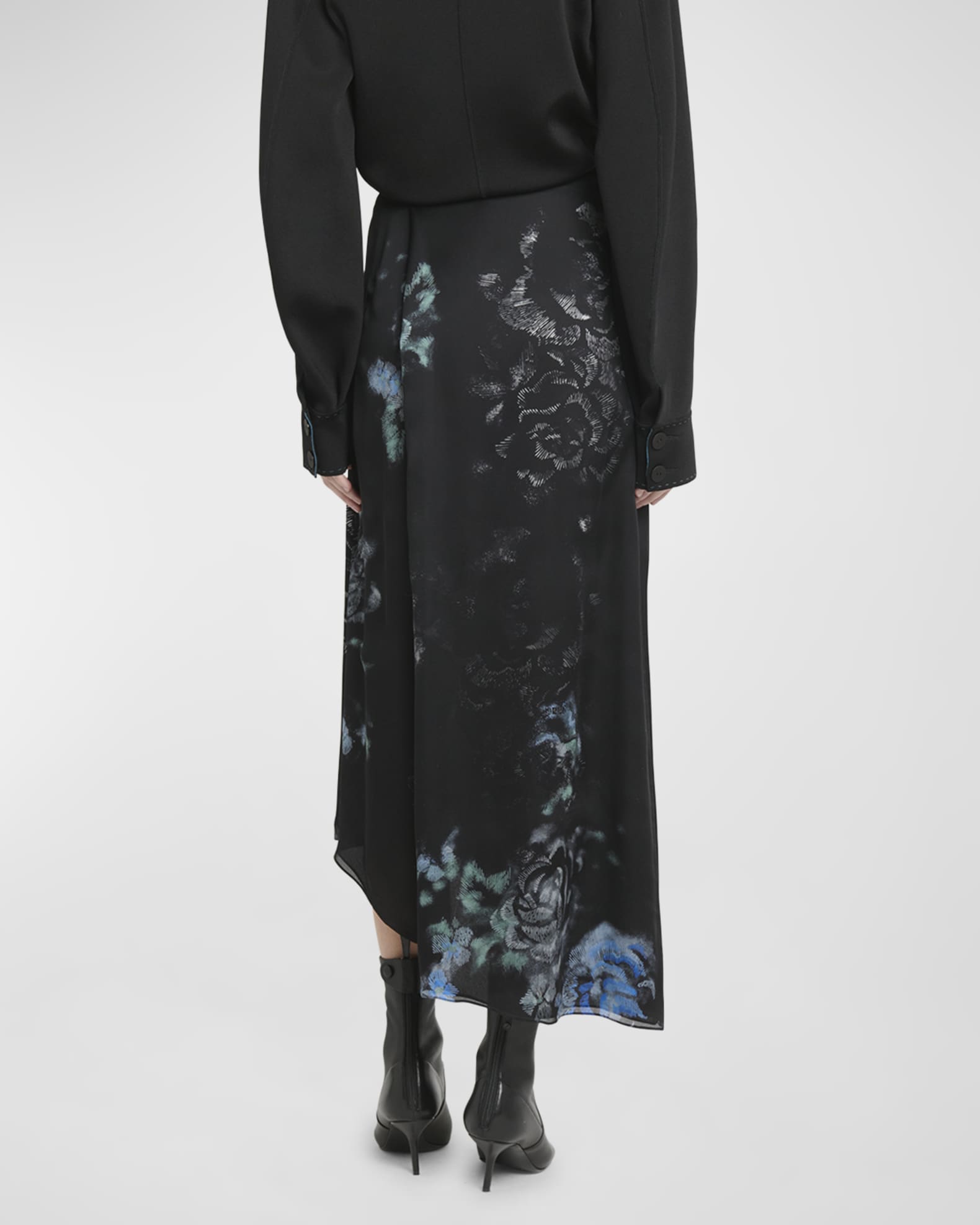 Silk effect skirt outlet