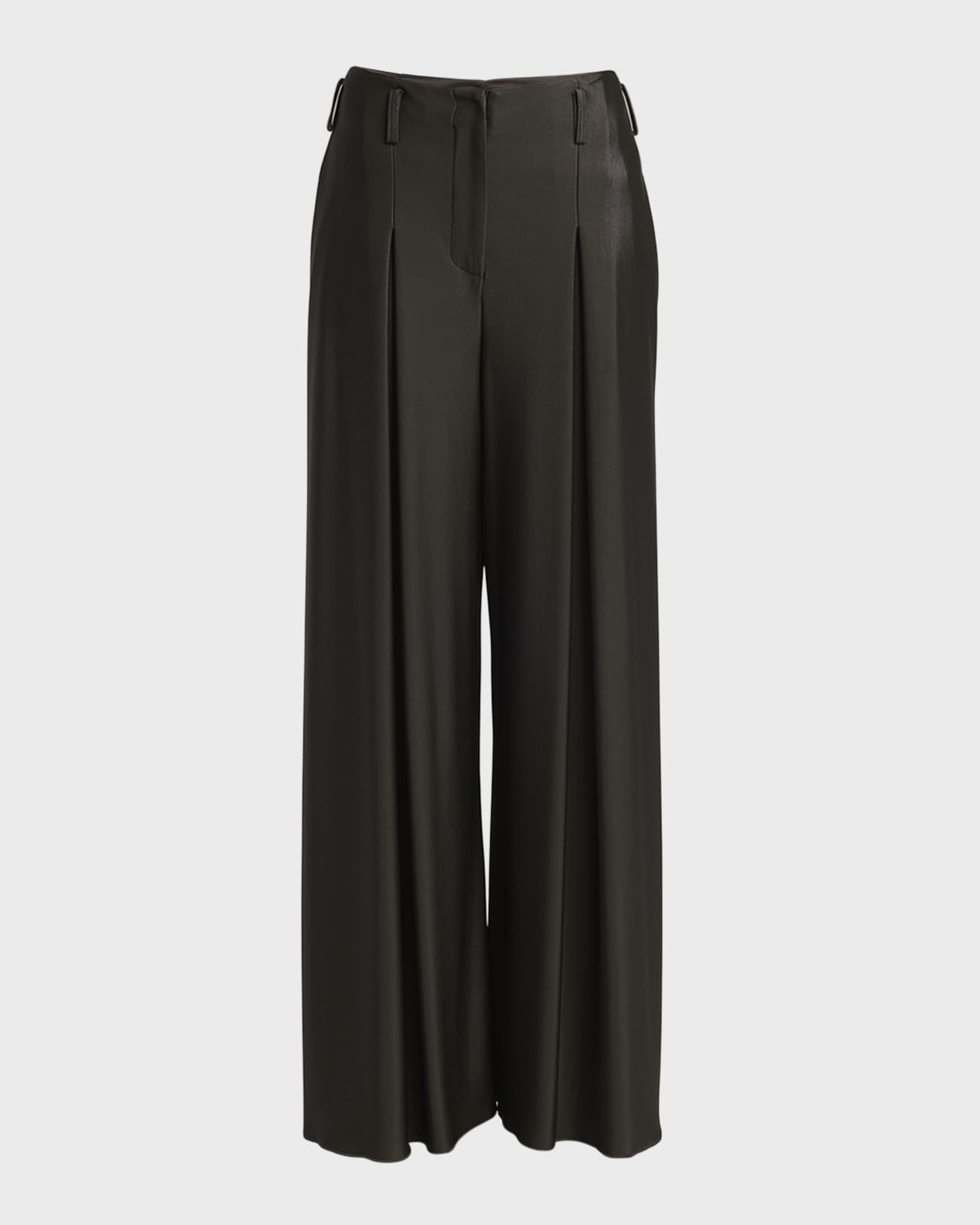 25SS■GIORGIO ARMANI■プリーツパンツ Giorgio Armani Double Jersey Flowy Pleated Trousers | Neiman