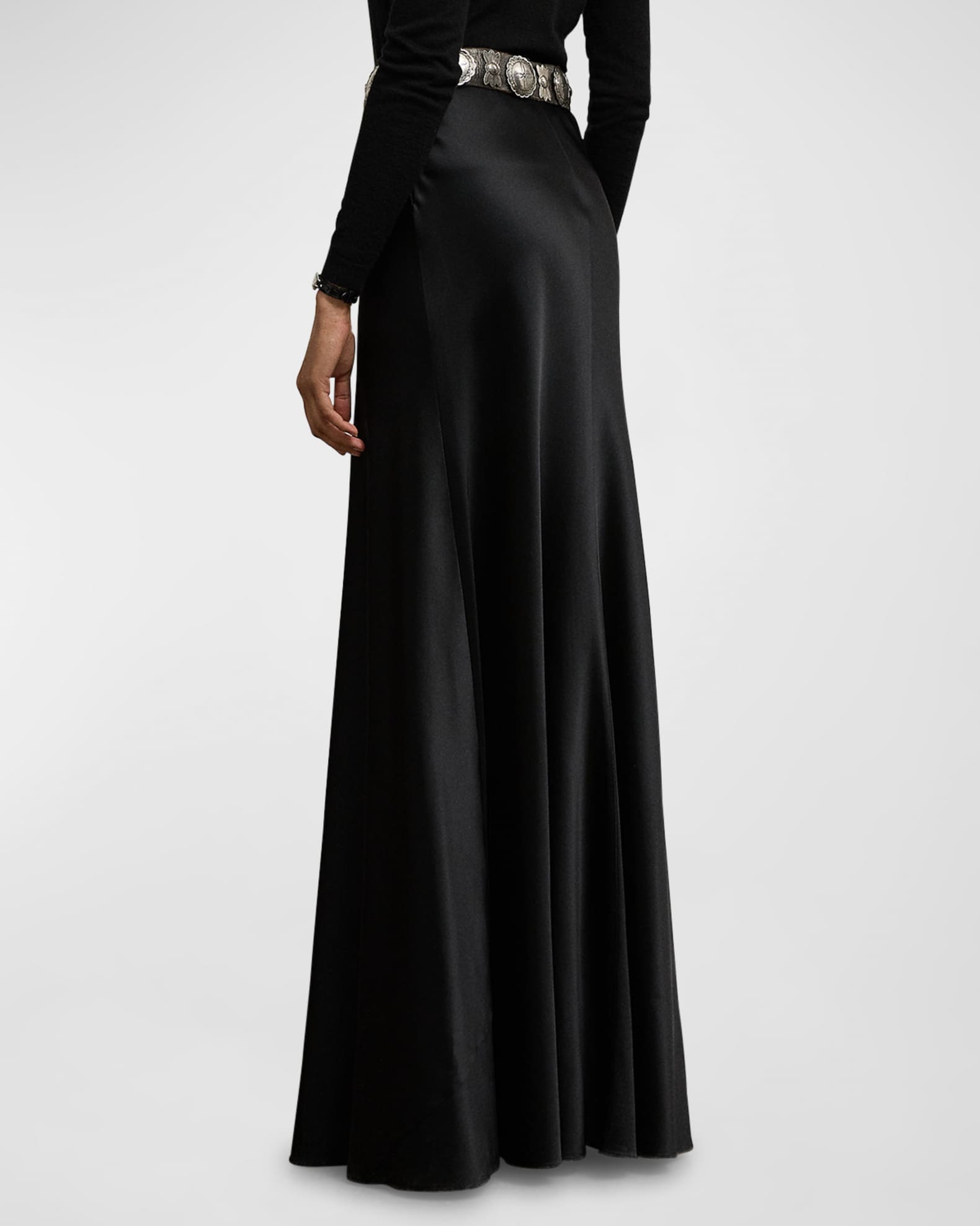 極美品✨◆RALPH LAUREN◆7万 ブラックシルク100% ブラウス38 062f9fc540921532104e519b5f0fc8