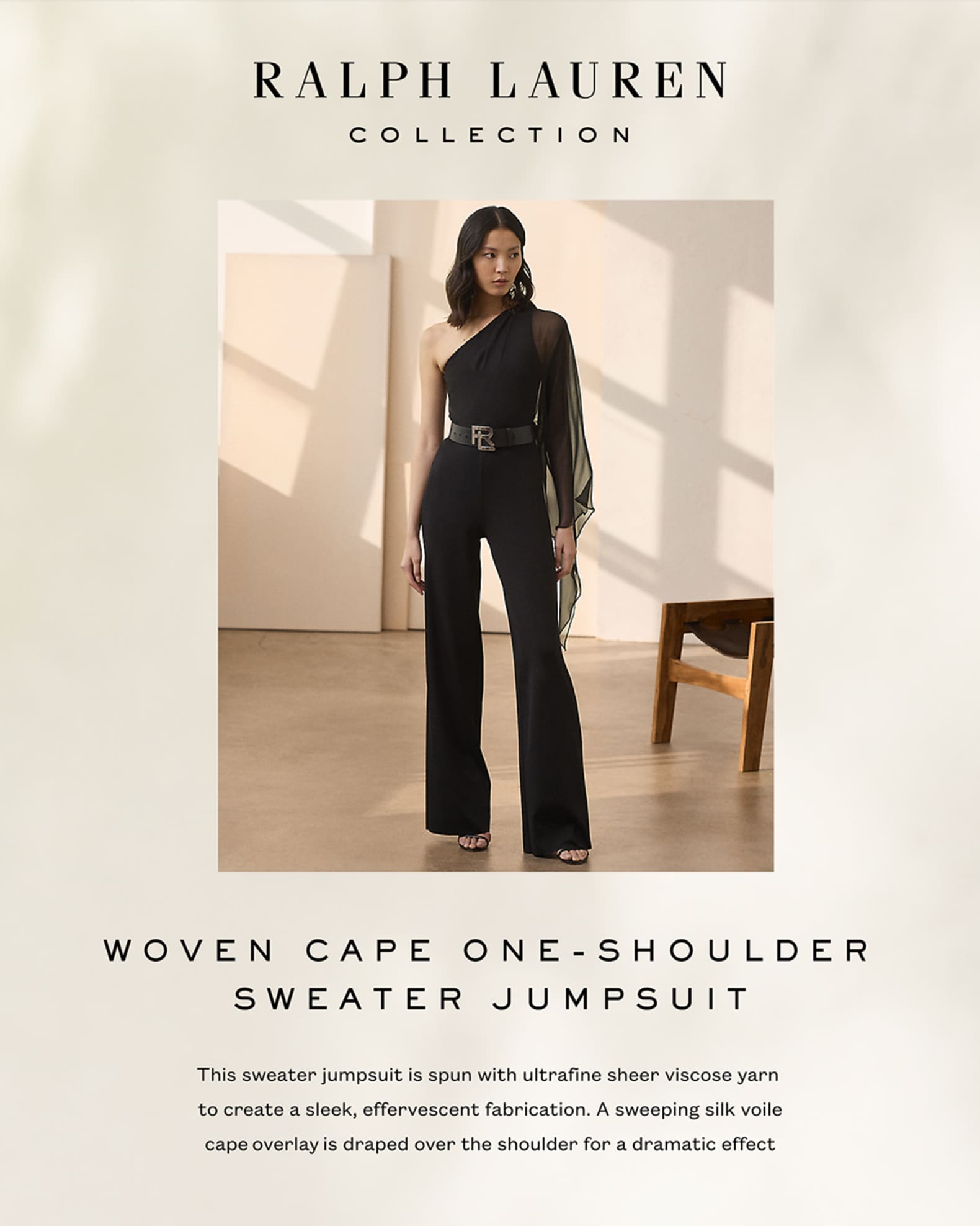 Ralph lauren cold shoulder jumpsuit new arrivals