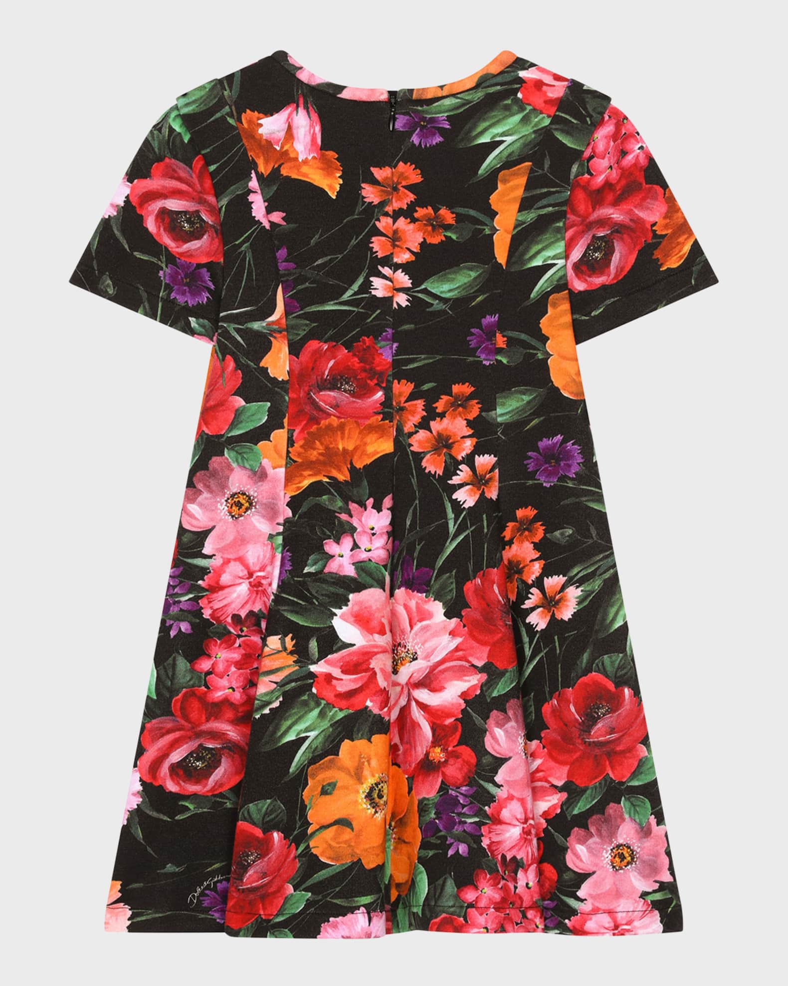 Girl's Summer Floral-Print Dress 1