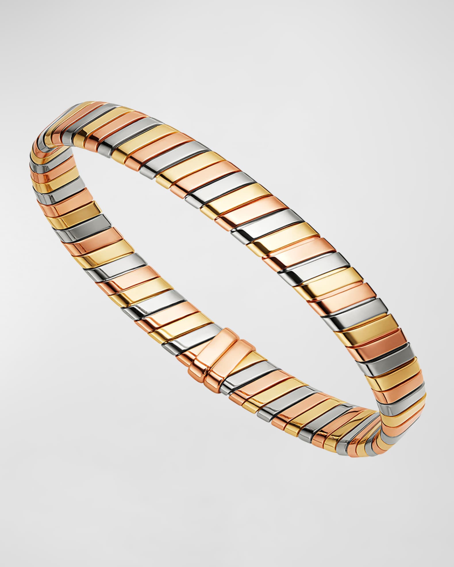 18K Gold Tubogas Bangle Bracelet 0