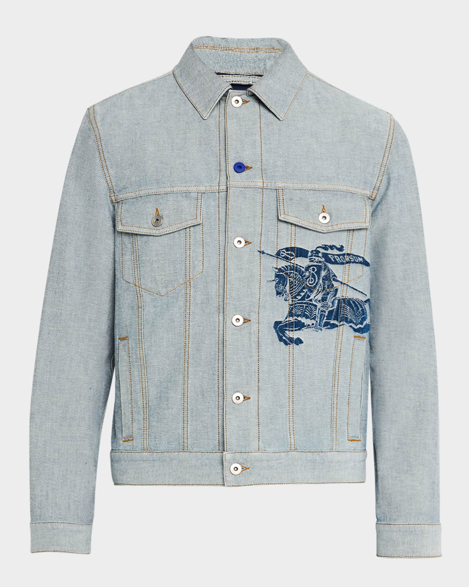 Denim jacket burberry shop