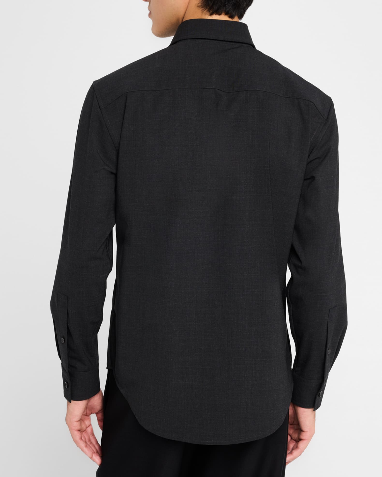 Burberry Men s Stretch Wool Sport Shirt Neiman Marcus