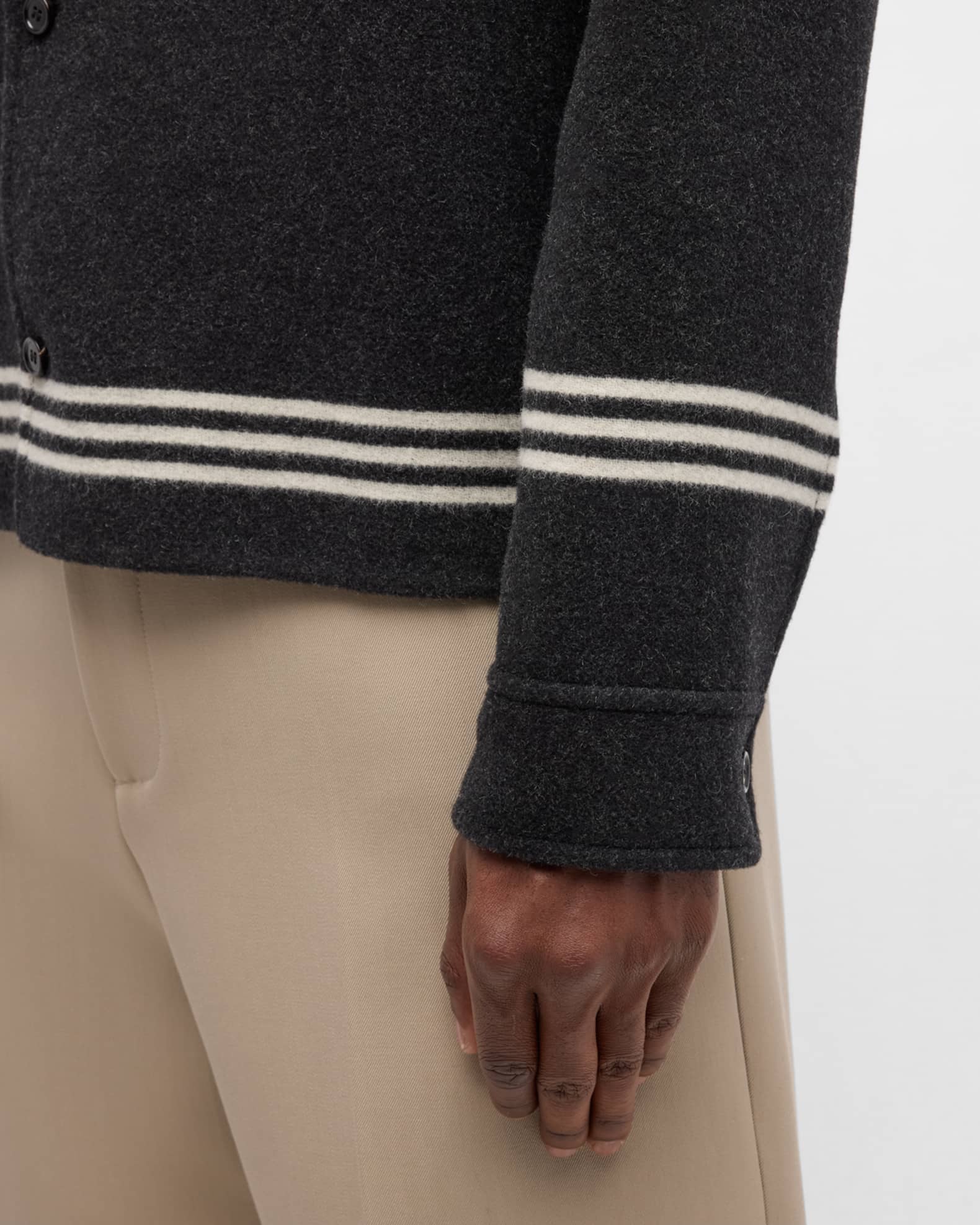 Burberry Men's EKD Wool Jacket | Neiman Marcus