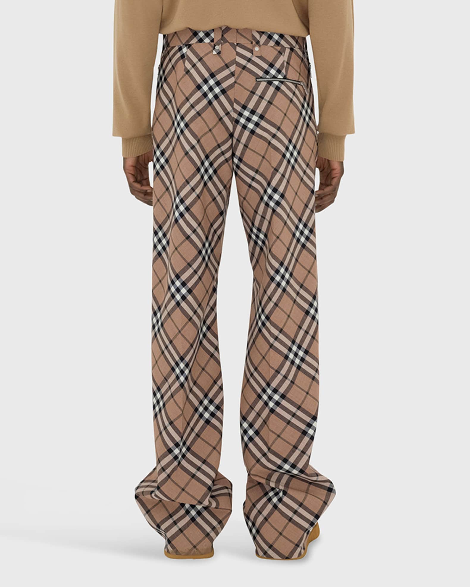 Men s Tailored Check Trousers