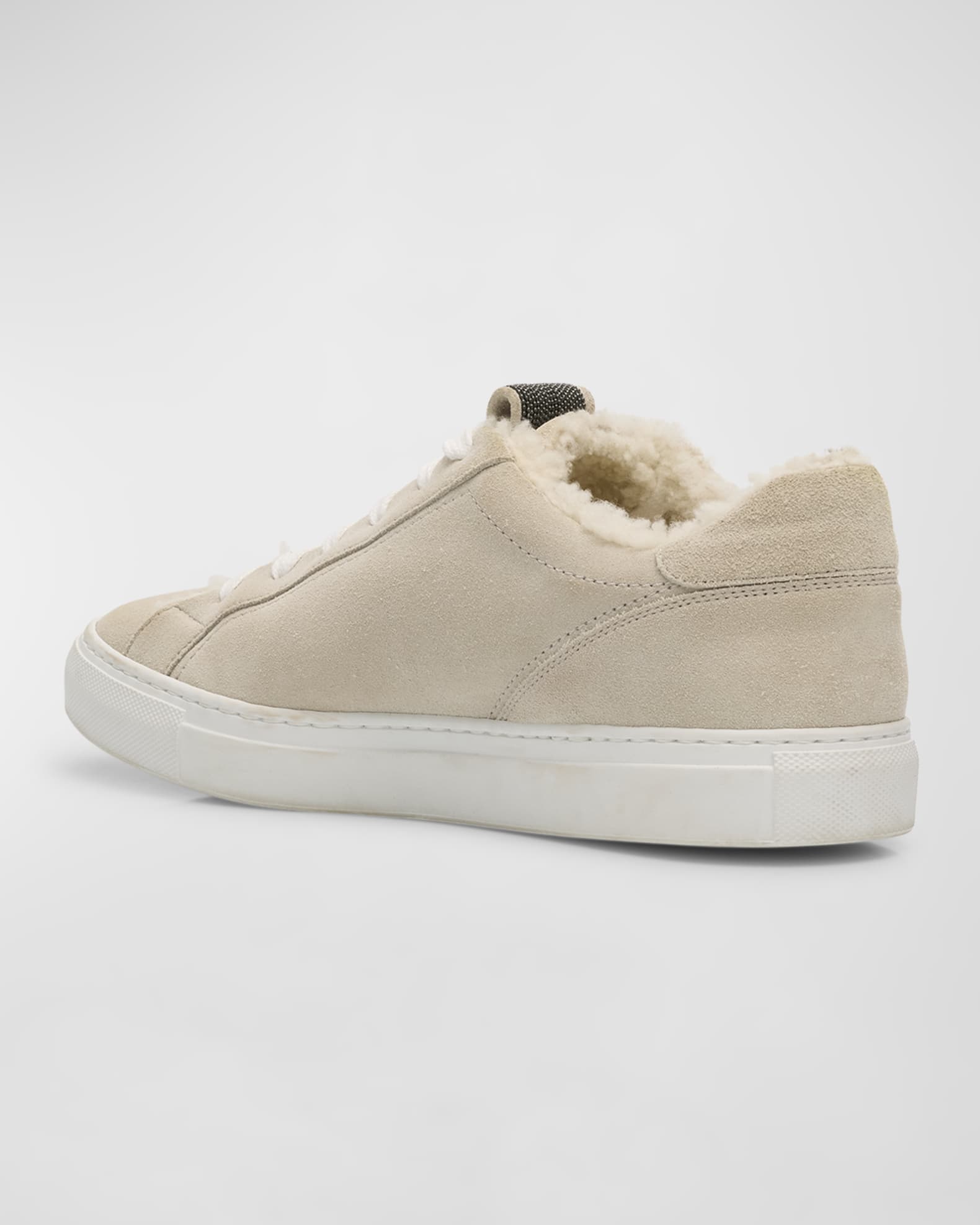 スニーカー Brunello Cucinelli DEER SNEAKERS Brunello Cucinelli Deerskin Leather Low Top Sneakers Off