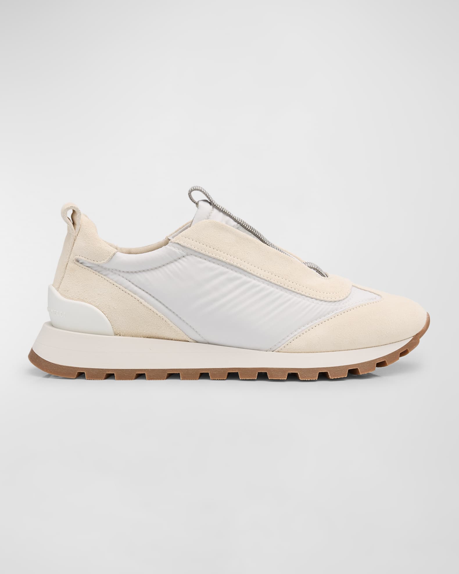 Brunello Cucinelli Monili Laceless Trainer Sneakers | Neiman
