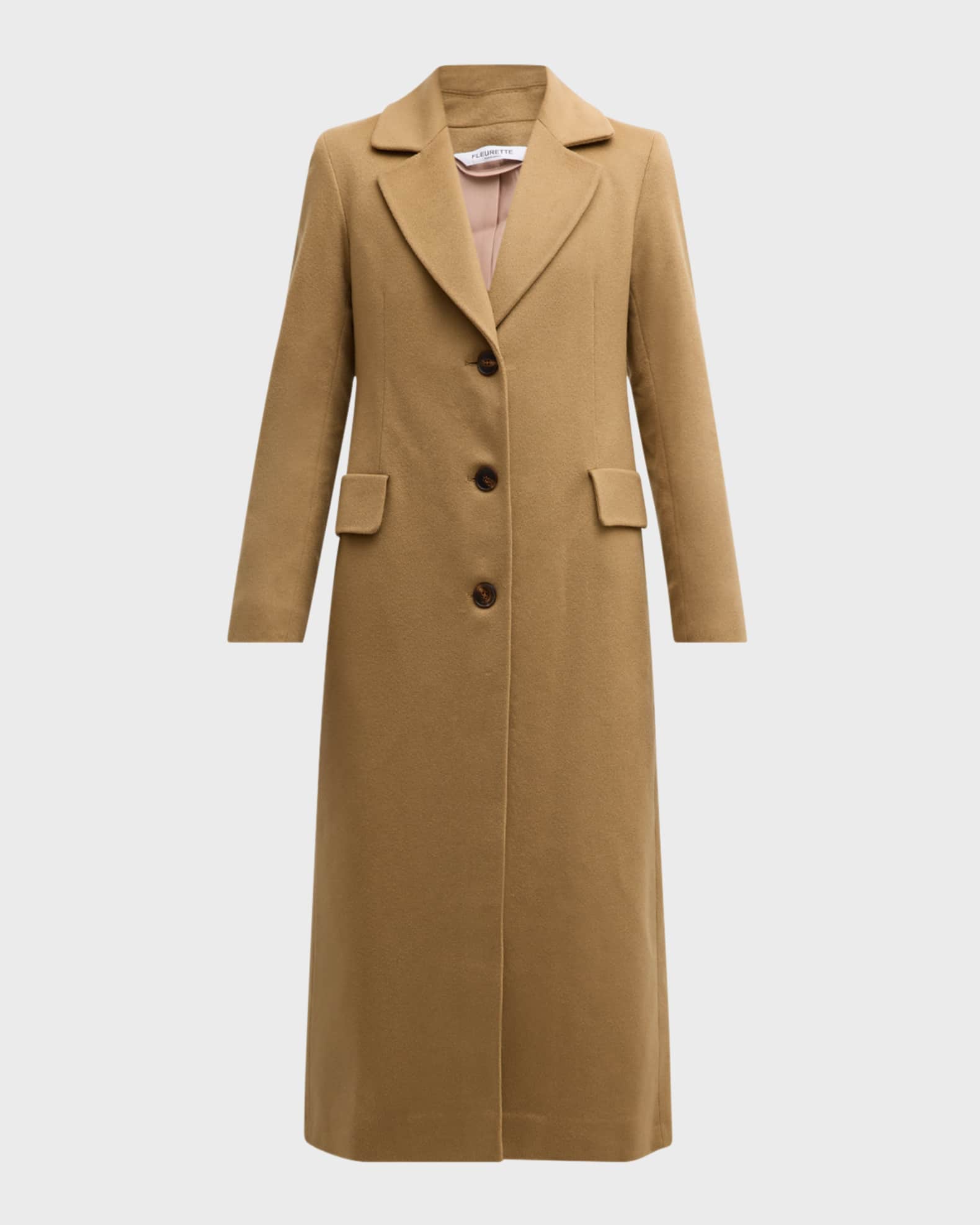 Womens long cashmere coat 2025