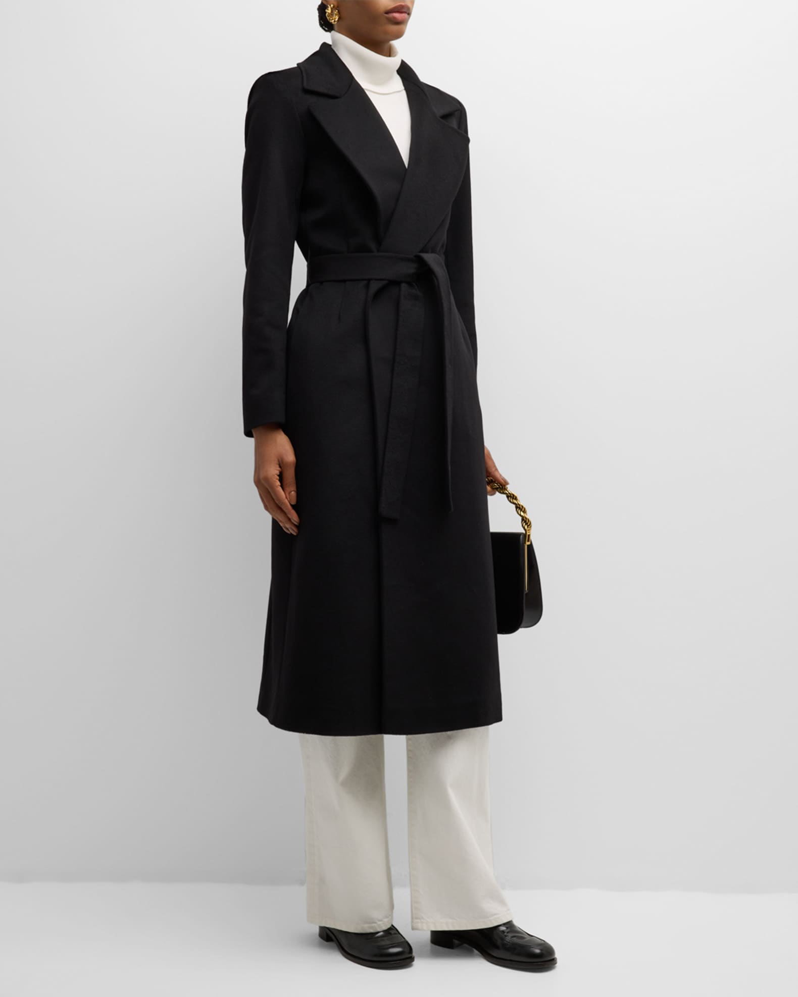 Fleurette wrap coat deals