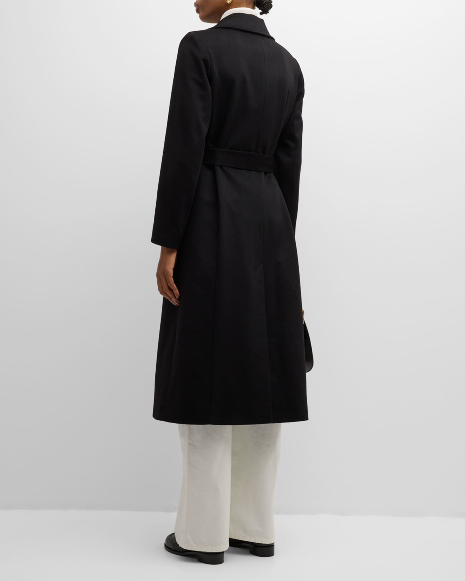 Fleurette Jake Belted Wrap Maxi Cashmere Coat Neiman Marcus